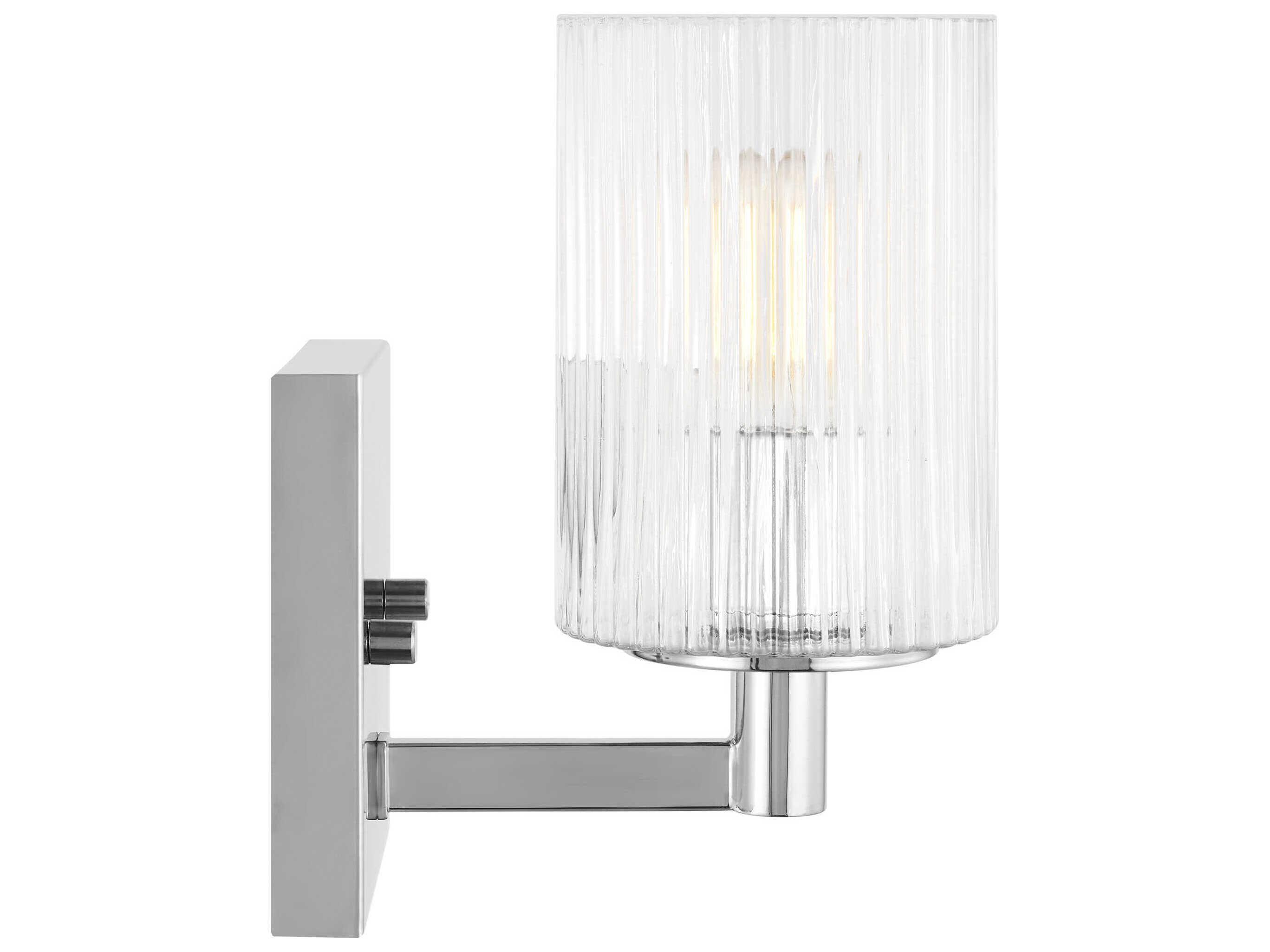 Generation Lighting Lando 1-Light Chrome Wall Sconce