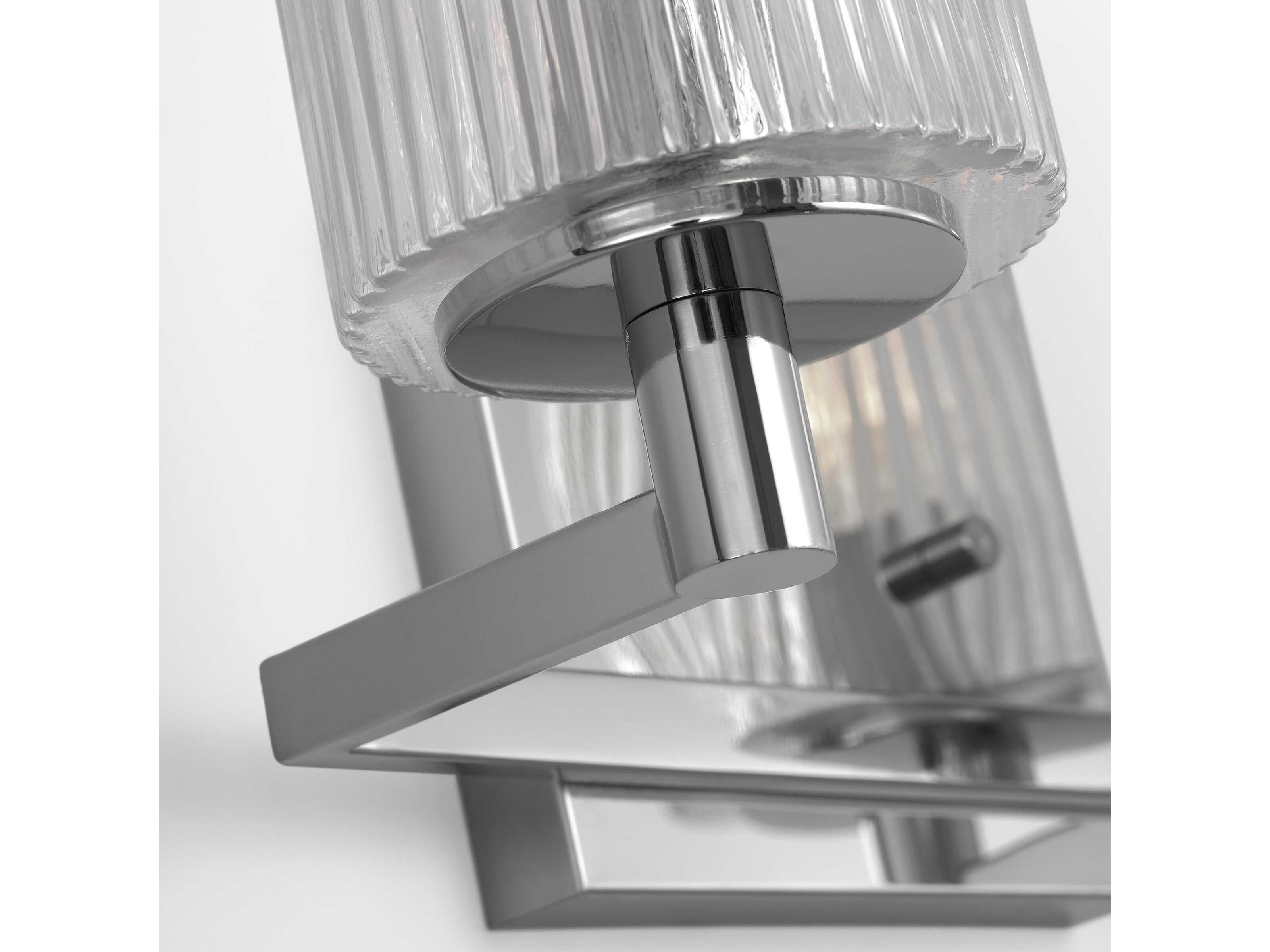 Generation Lighting Lando 2-Light Chrome Vanity Light