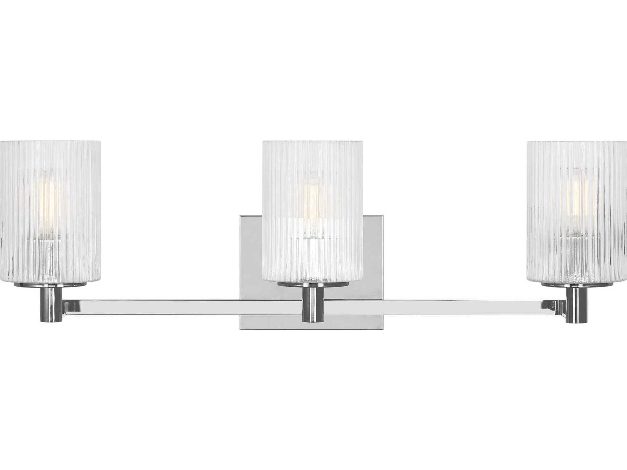 Generation Lighting Lando 3-Light Chrome Vanity Light