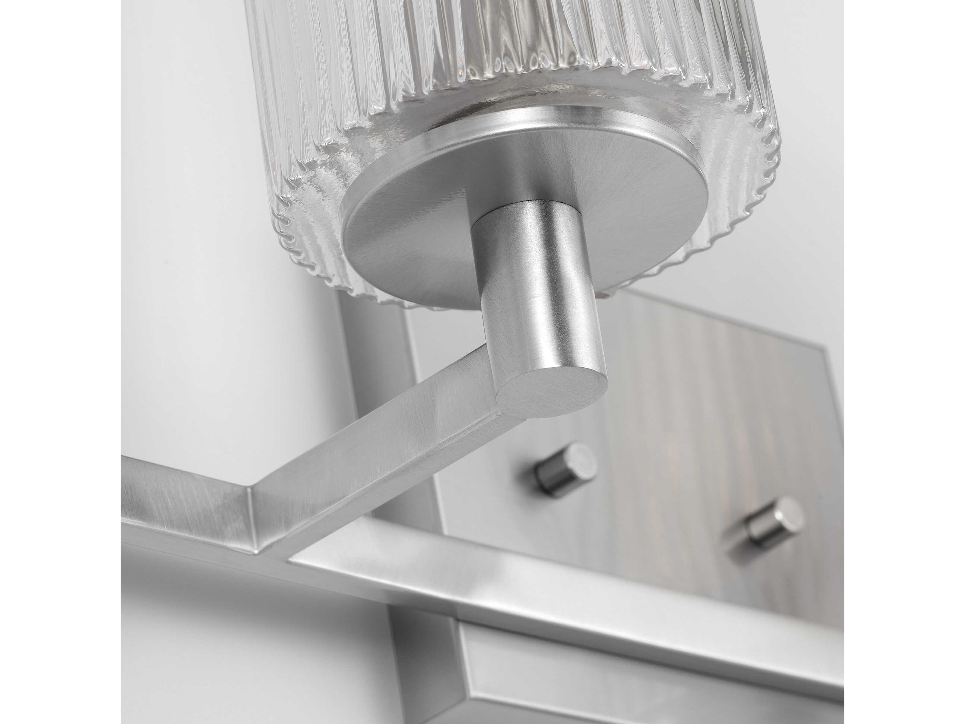 Generation Lighting Lando 4-Light Brushed Steel Vanity Light