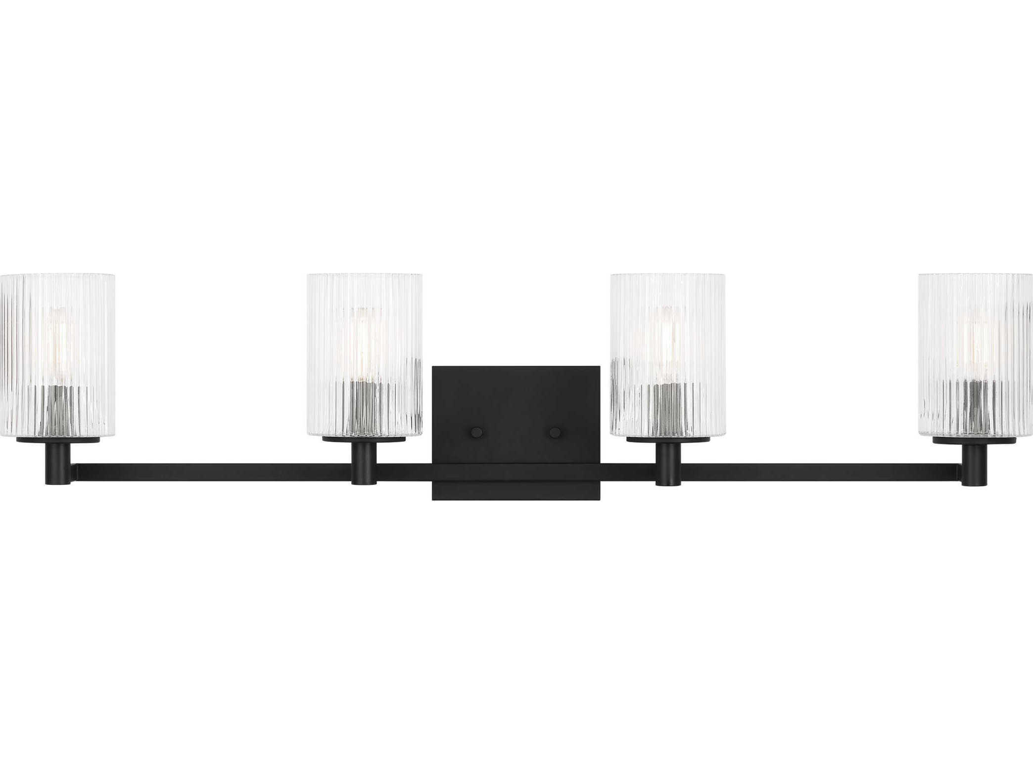 Generation Lighting Lando 4-Light Midnight Black Vanity Light