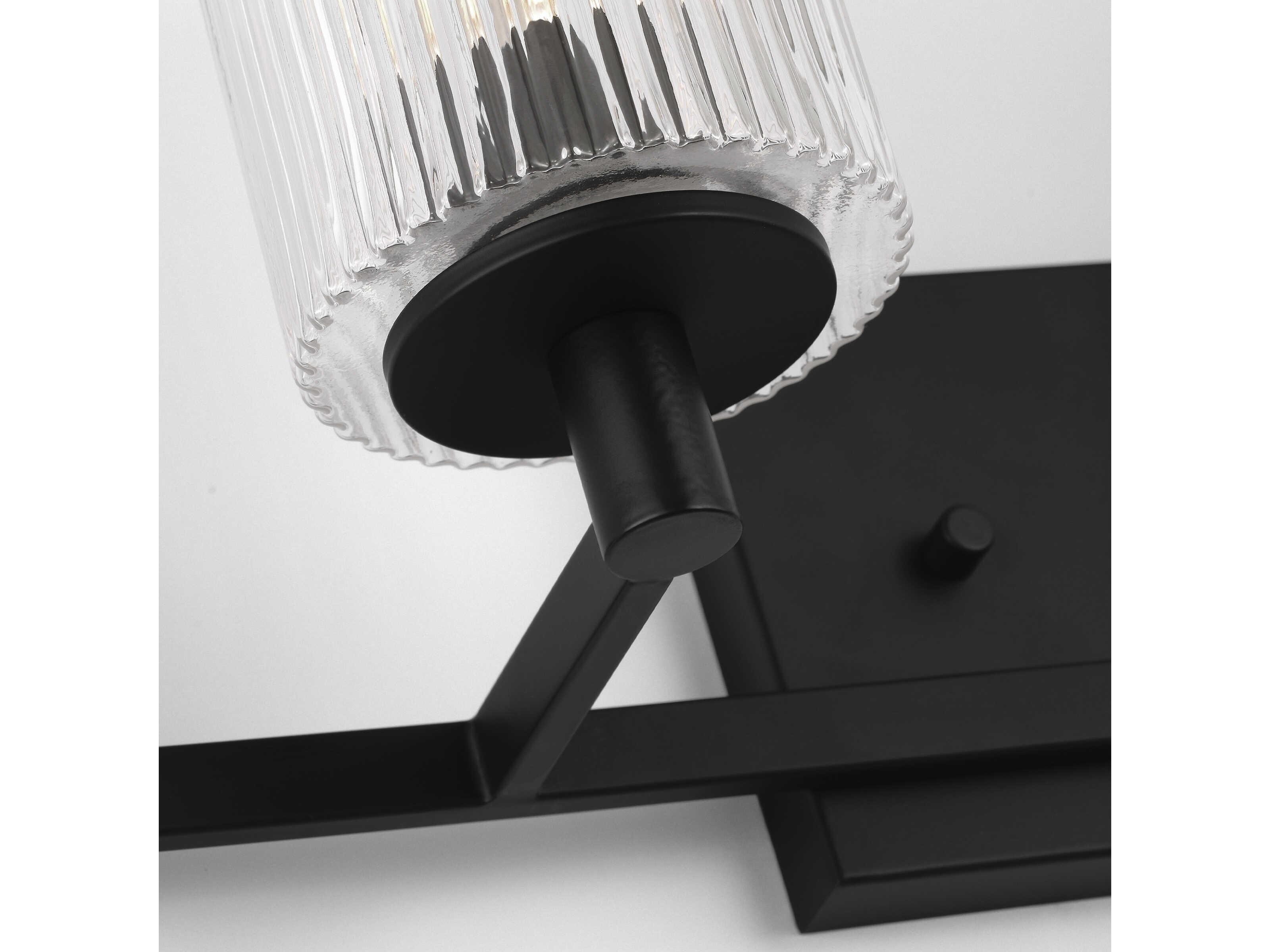 Generation Lighting Lando 4-Light Midnight Black Vanity Light
