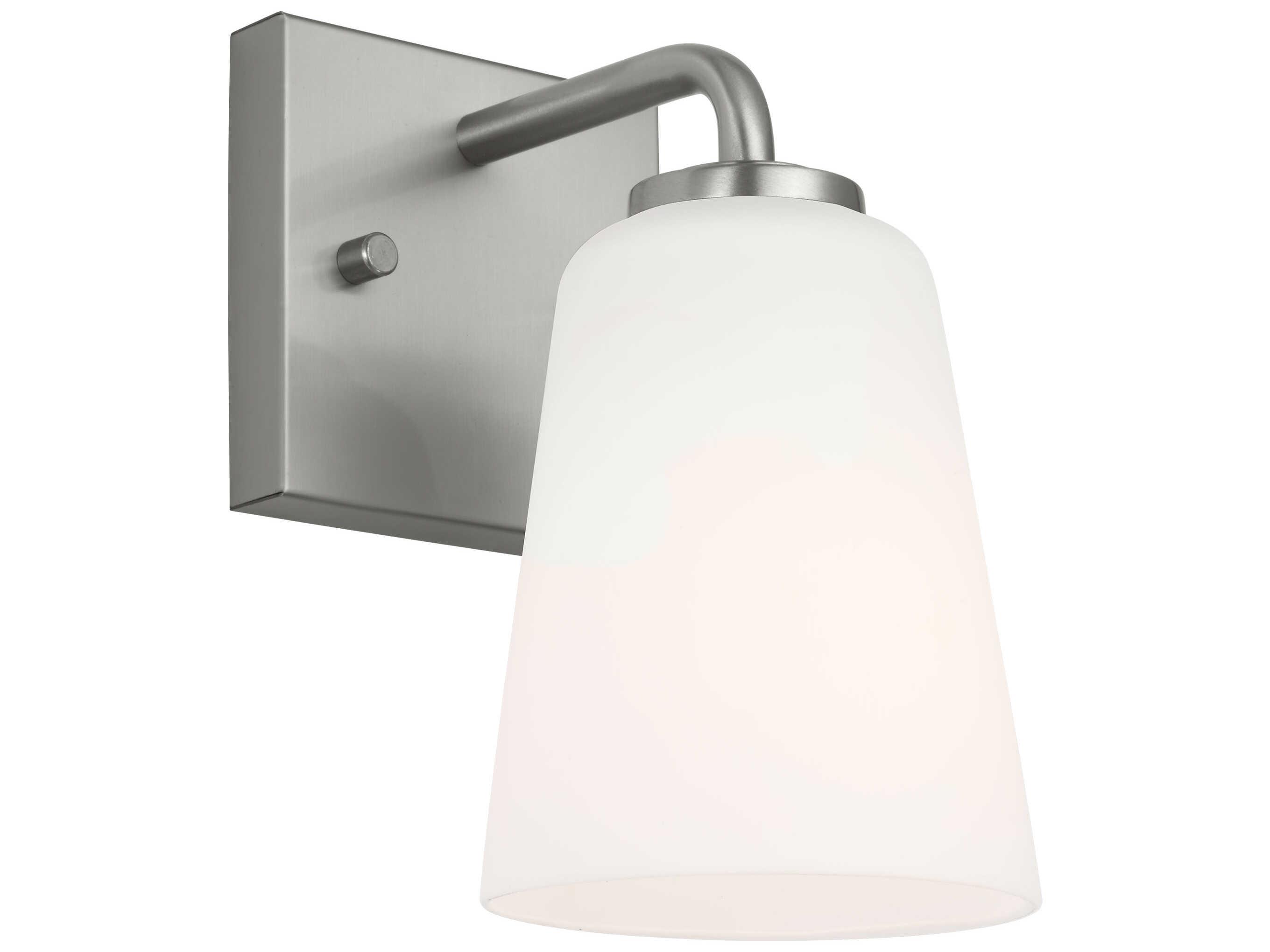 Generation Lighting Miles 1-Light Brushed Nickel Wall Sconce