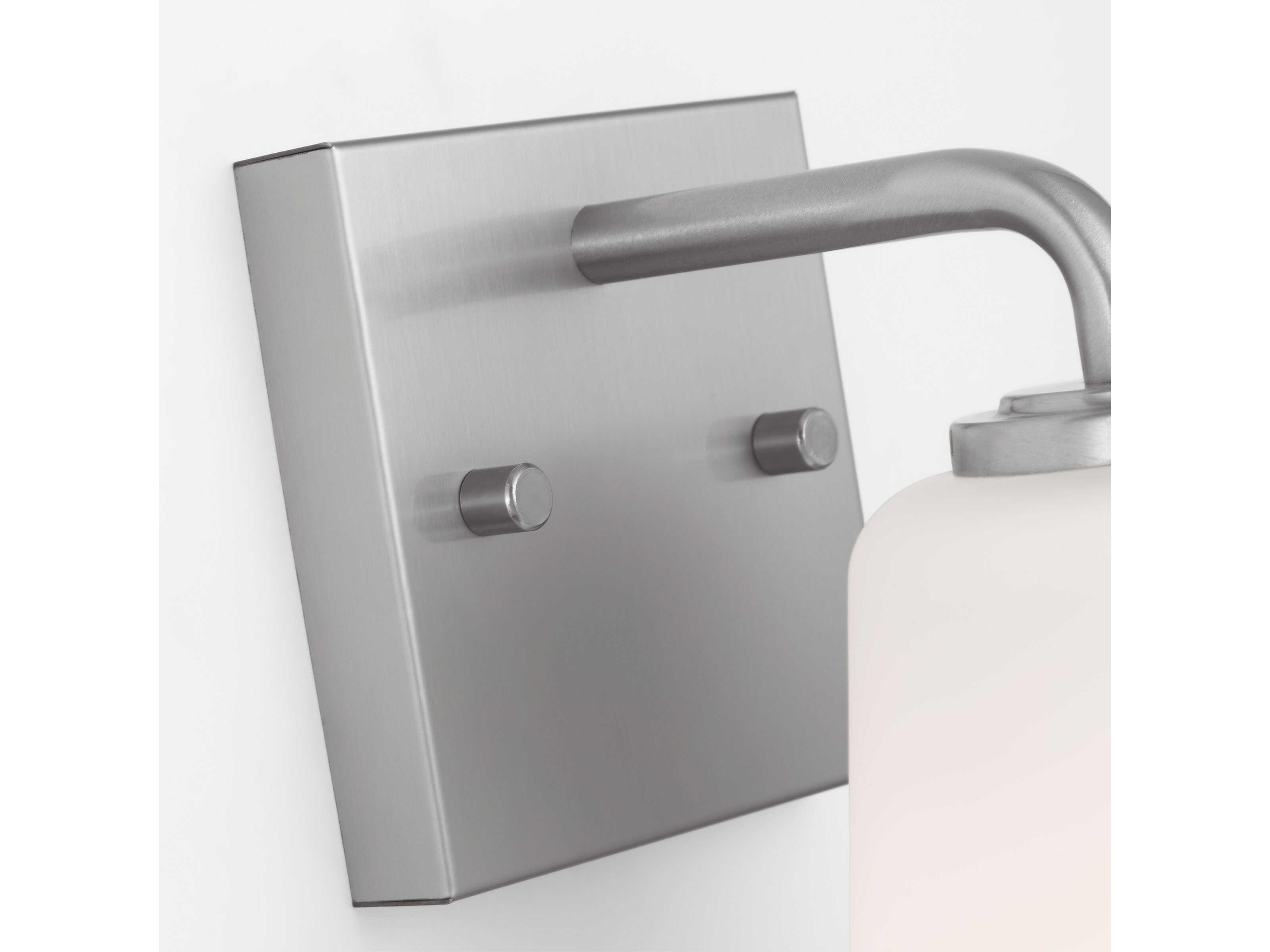 Generation Lighting Miles 1-Light Brushed Nickel Wall Sconce