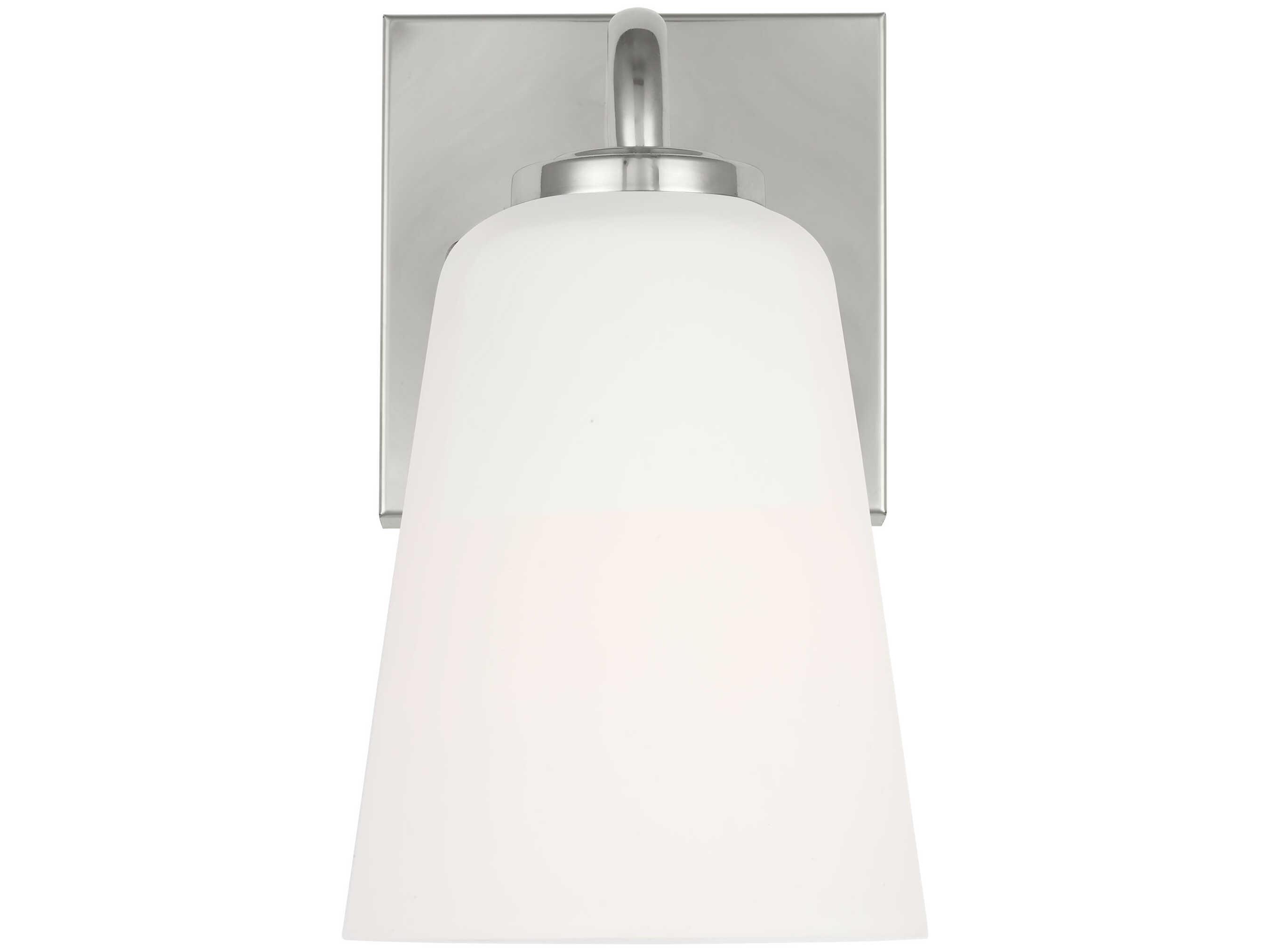 Generation Lighting Miles 1-Light Chrome Wall Sconce