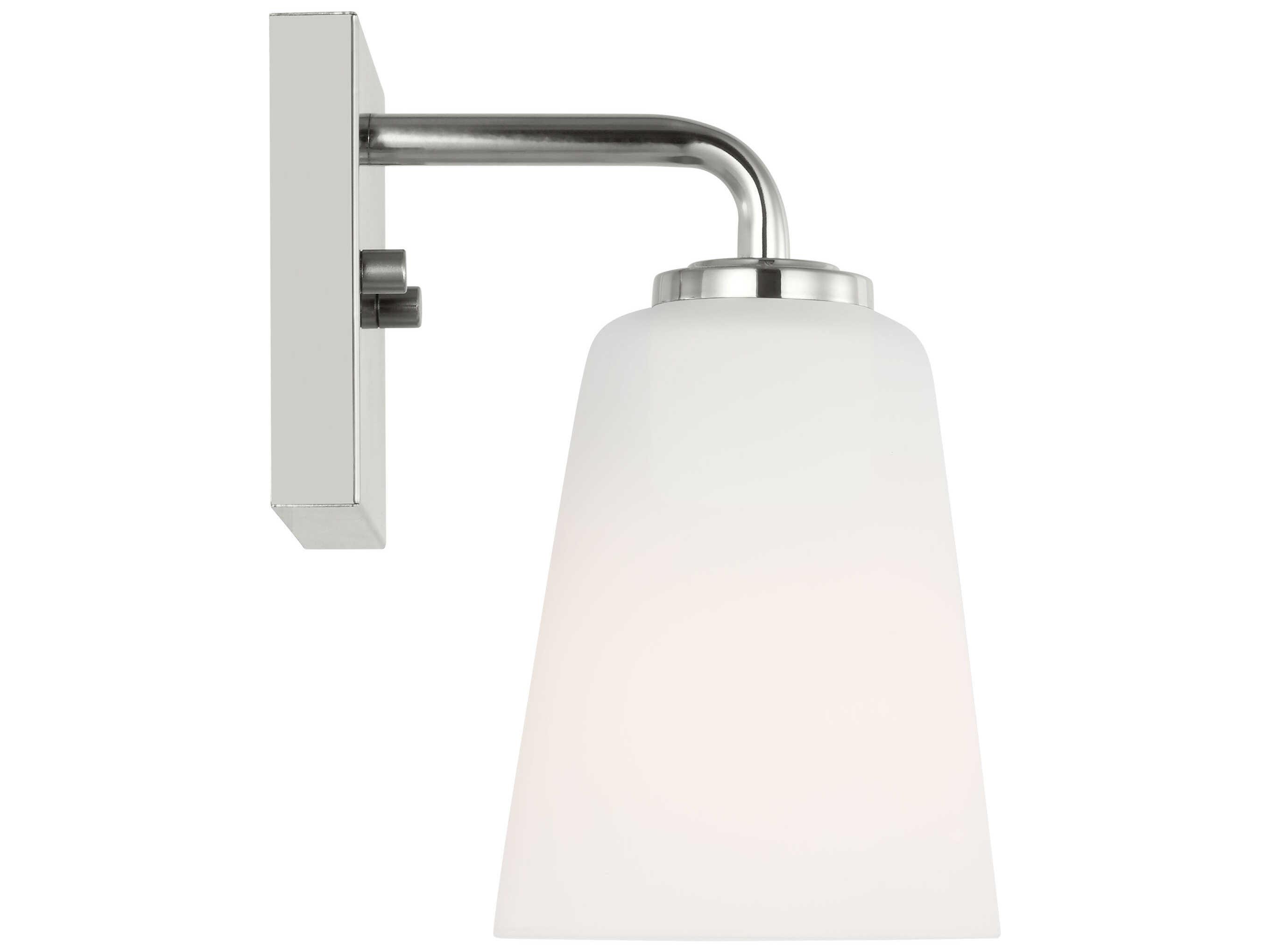 Generation Lighting Miles 1-Light Chrome Wall Sconce