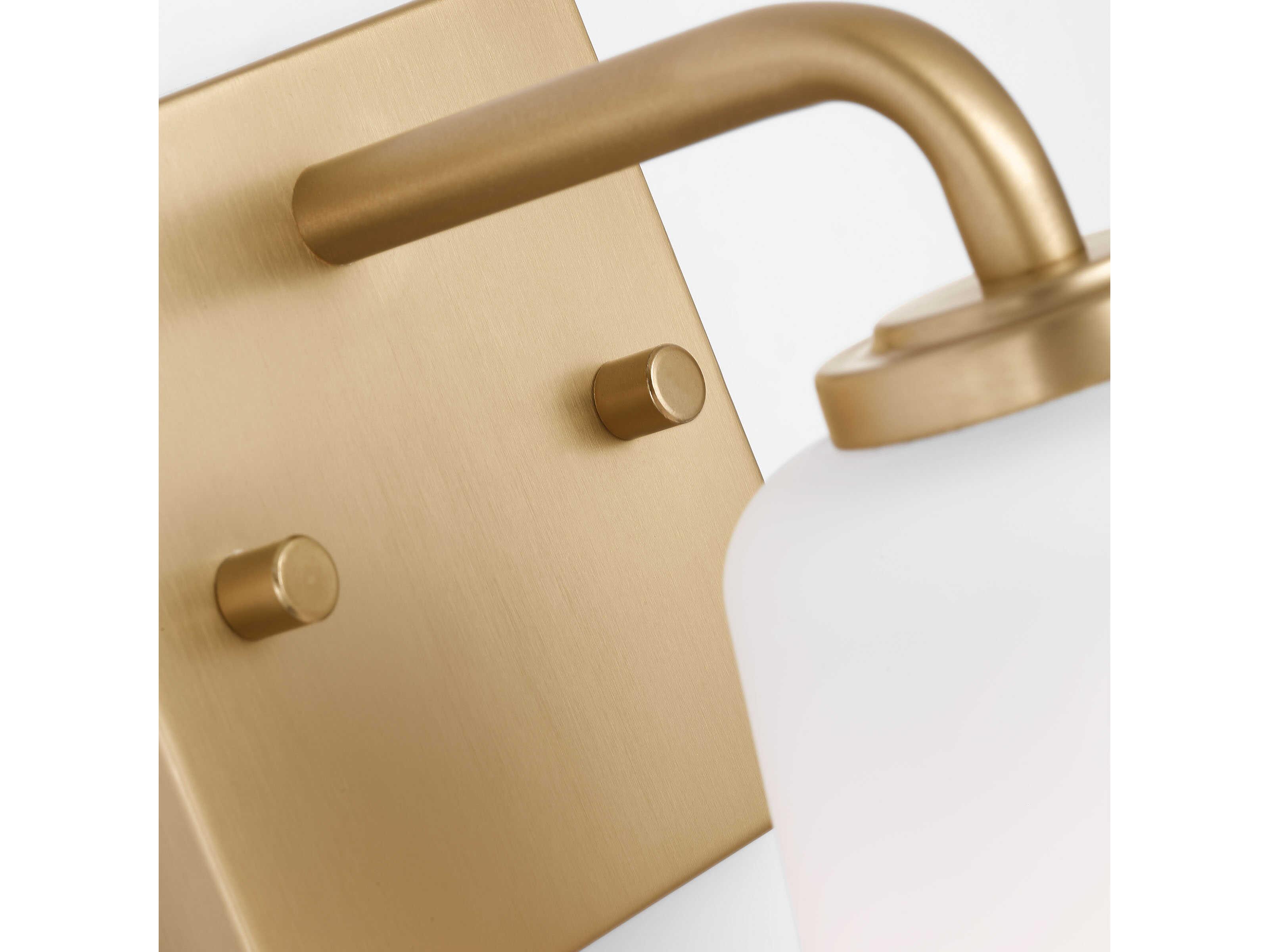 Generation Lighting Miles 1-Light Satin Brass Wall Sconce