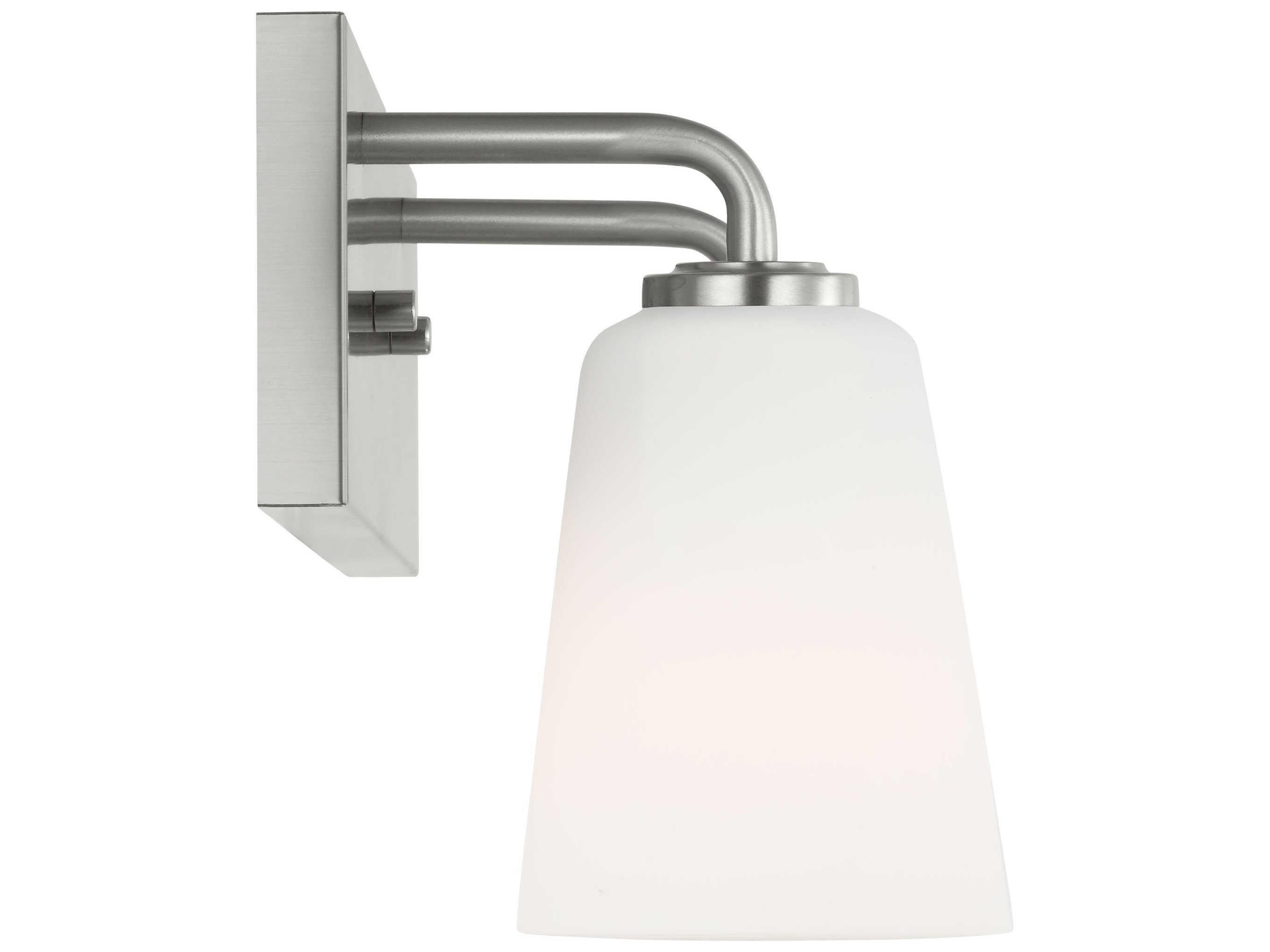 Generation Lighting Miles 2-Light Brushed Nickel Vanity Light