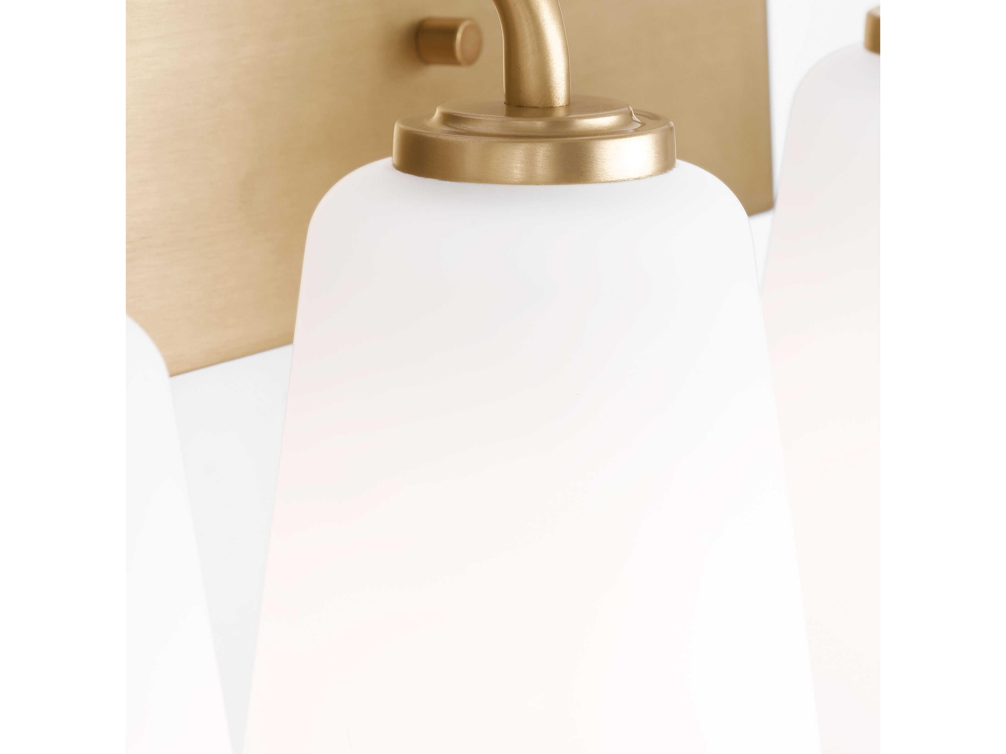 Generation Lighting Miles 3-Light Satin Brass Vanity Light