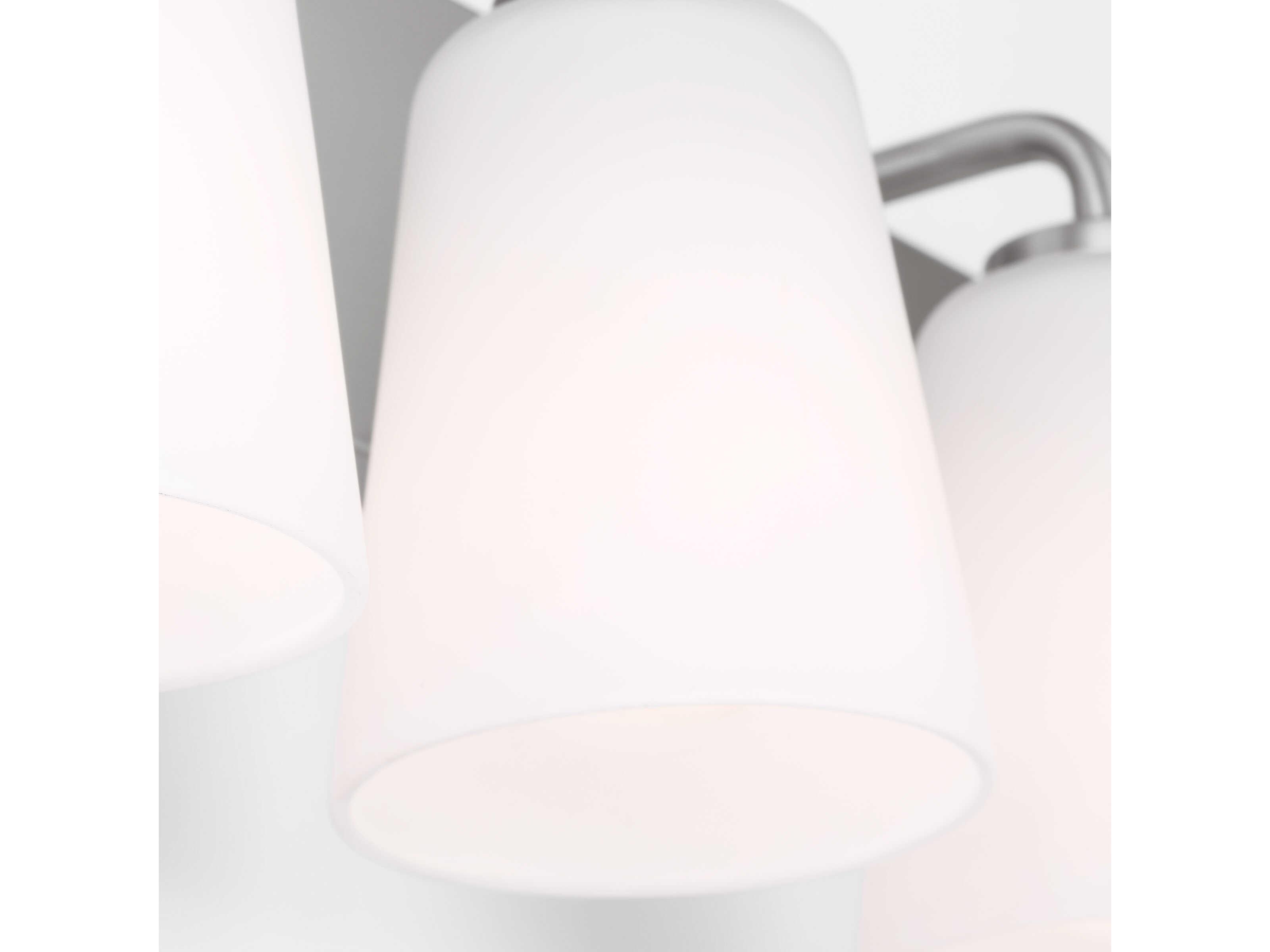 Generation Lighting Miles 4-Light Brushed Nickel Brass Vanity Light