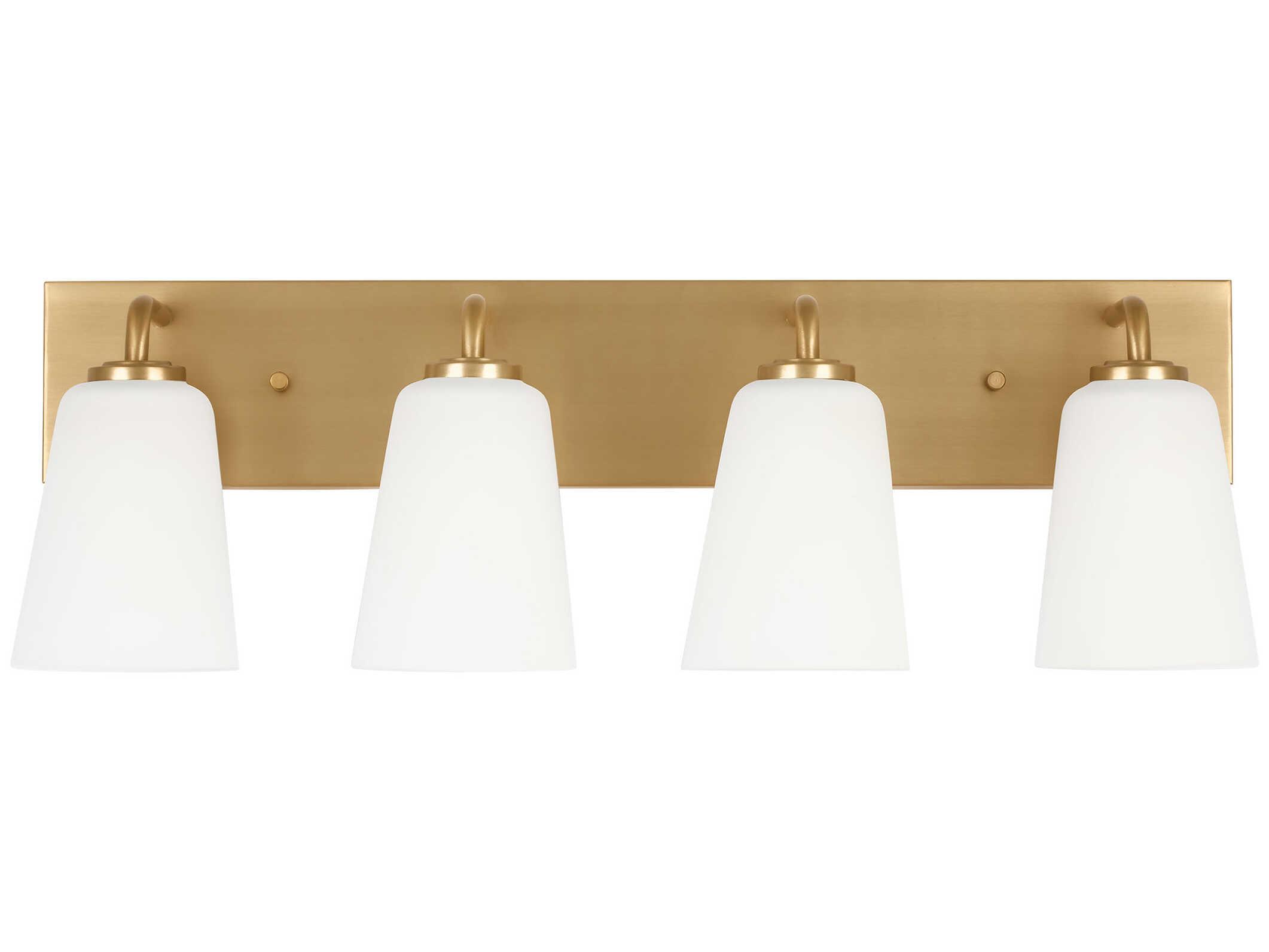 Generation Lighting Miles 4-Light Satin Brass Vanity Light