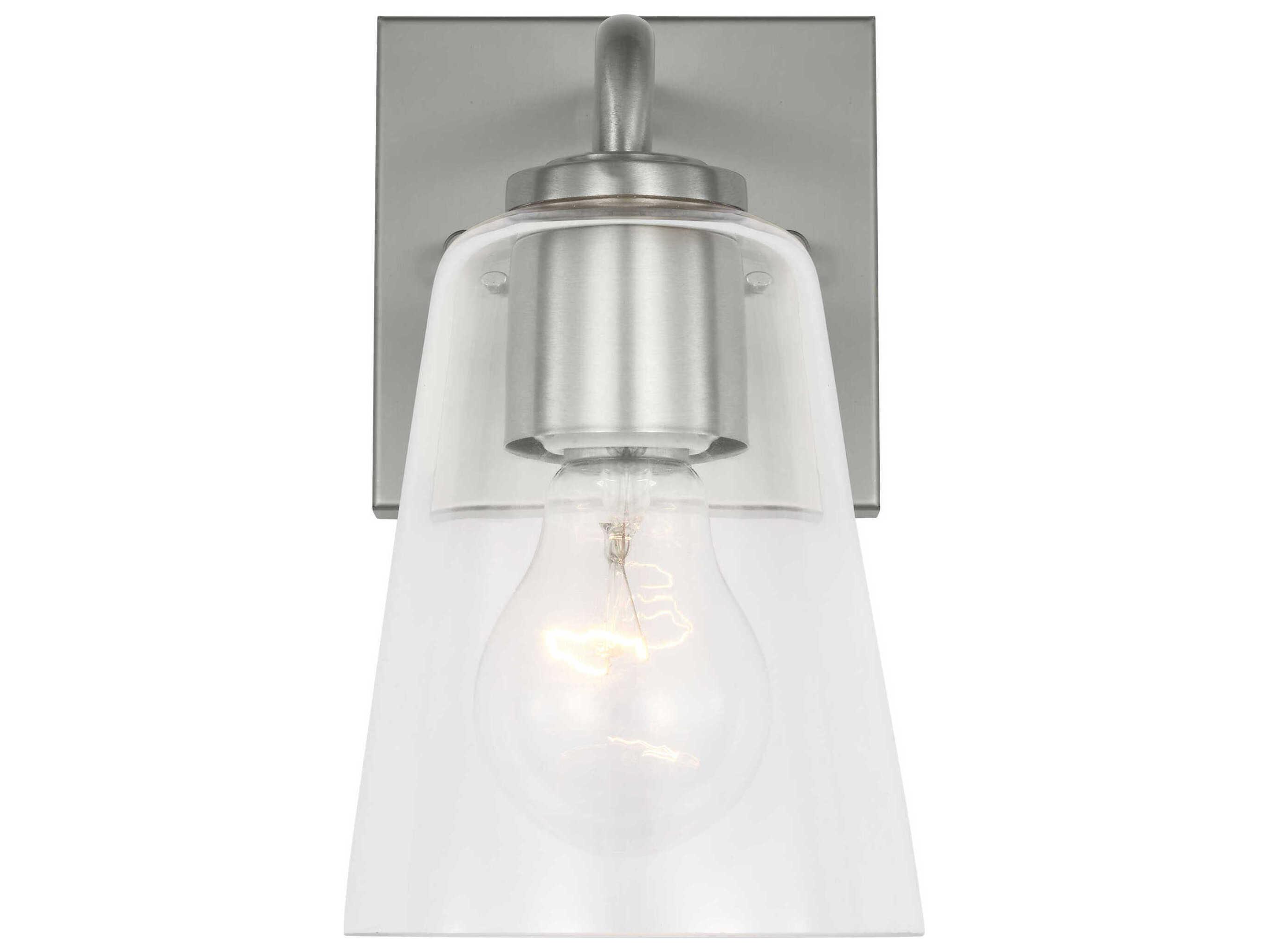 Generation Lighting Miles 1-Light Brushed Nickel Wall Sconce