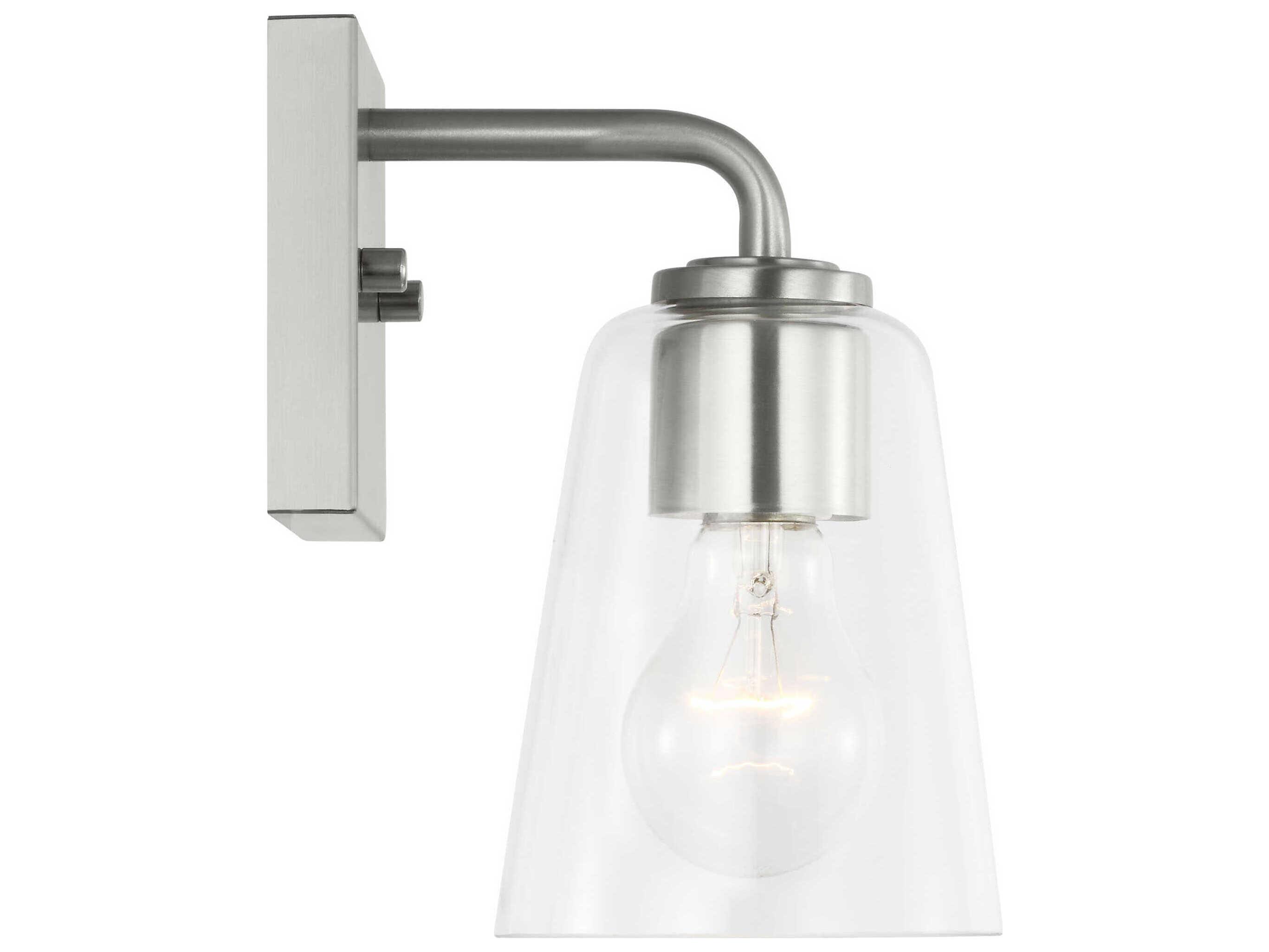 Generation Lighting Miles 1-Light Brushed Nickel Wall Sconce