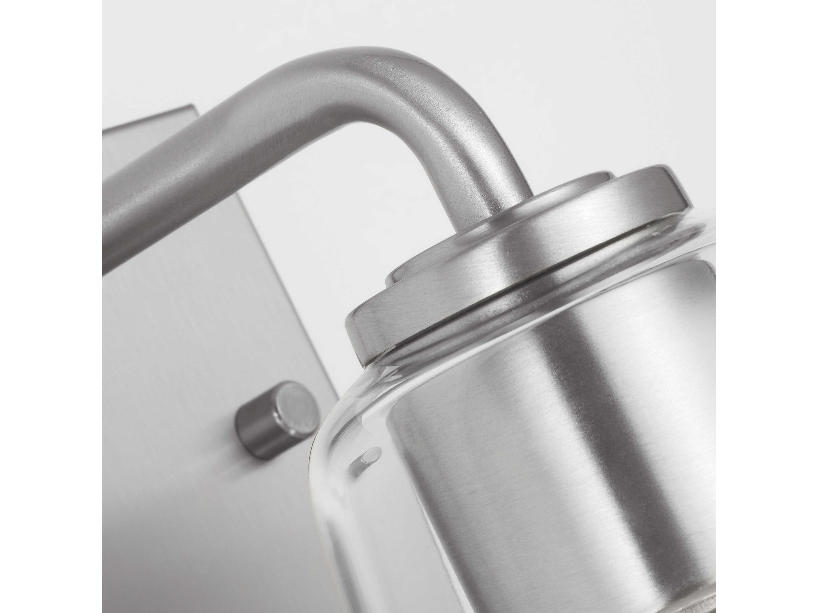 Generation Lighting Miles 1-Light Brushed Nickel Wall Sconce