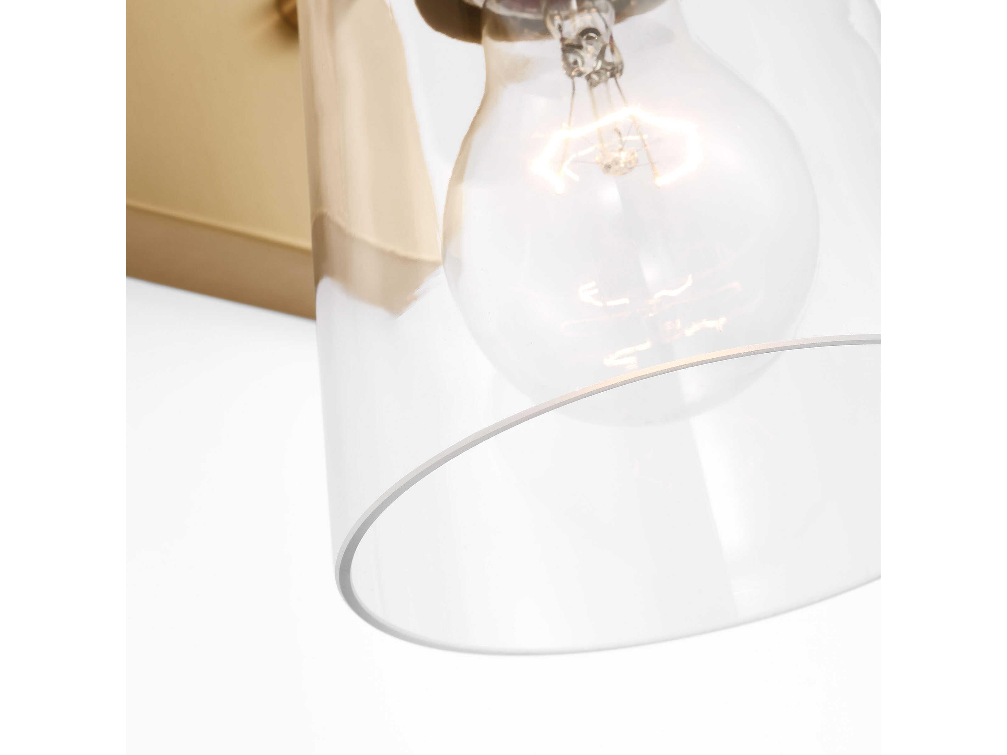 Generation Lighting Miles 1-Light Satin Brass Wall Sconce