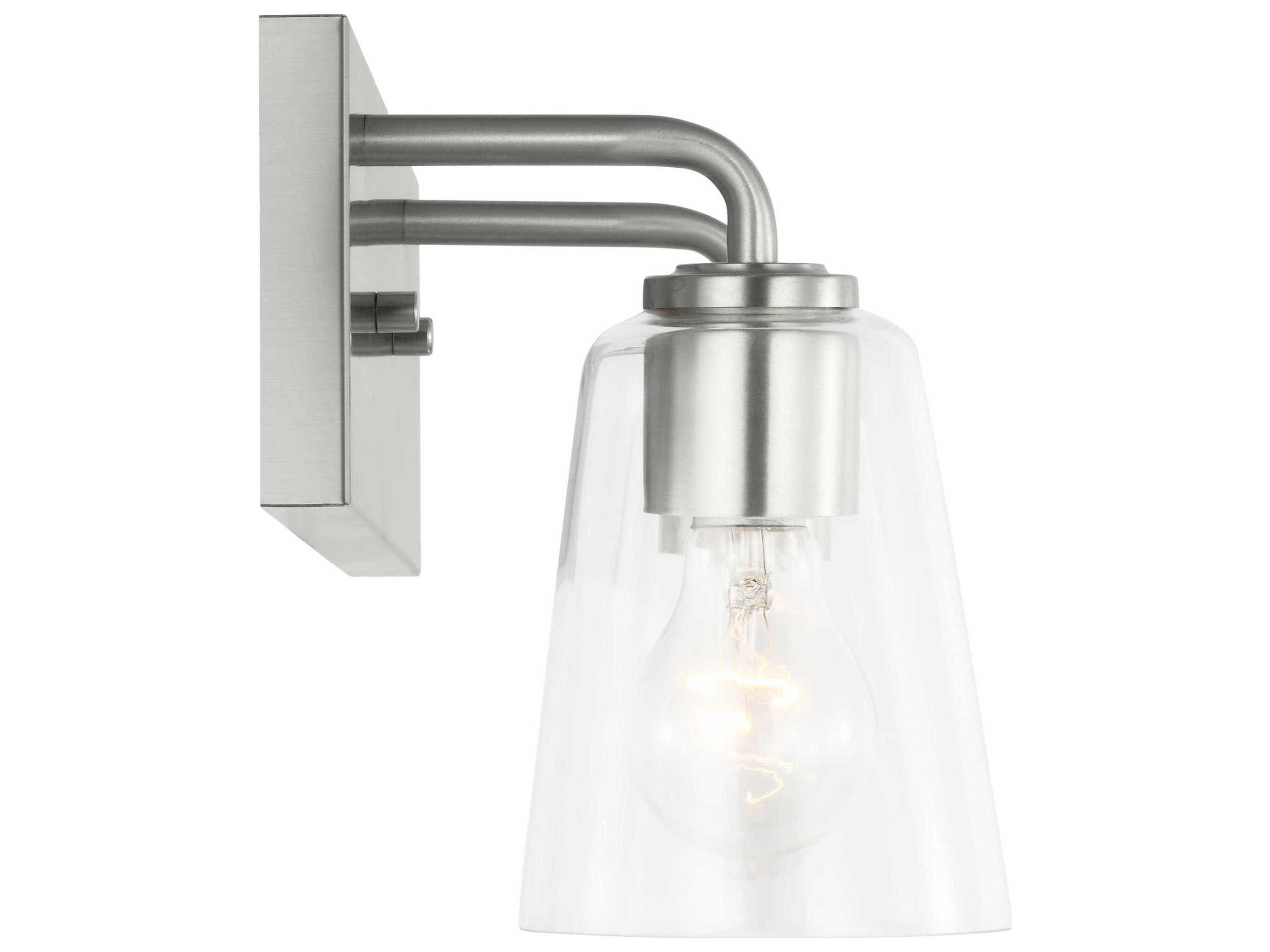 Generation Lighting Miles 2-Light Brushed Nickel Vanity Light