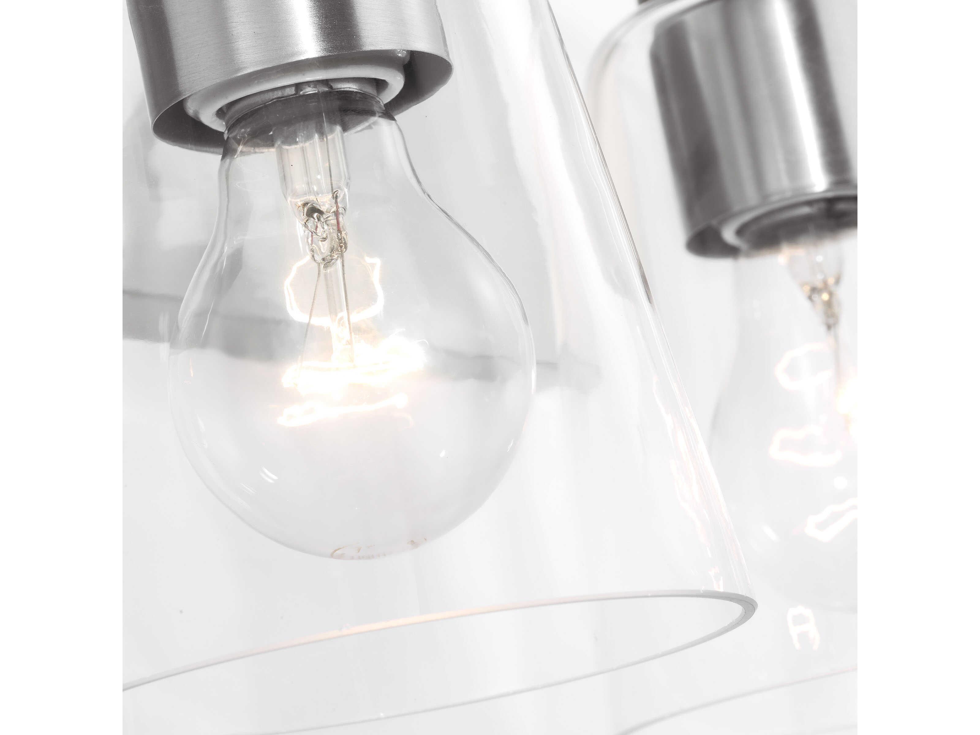 Generation Lighting Miles 2-Light Brushed Nickel Vanity Light