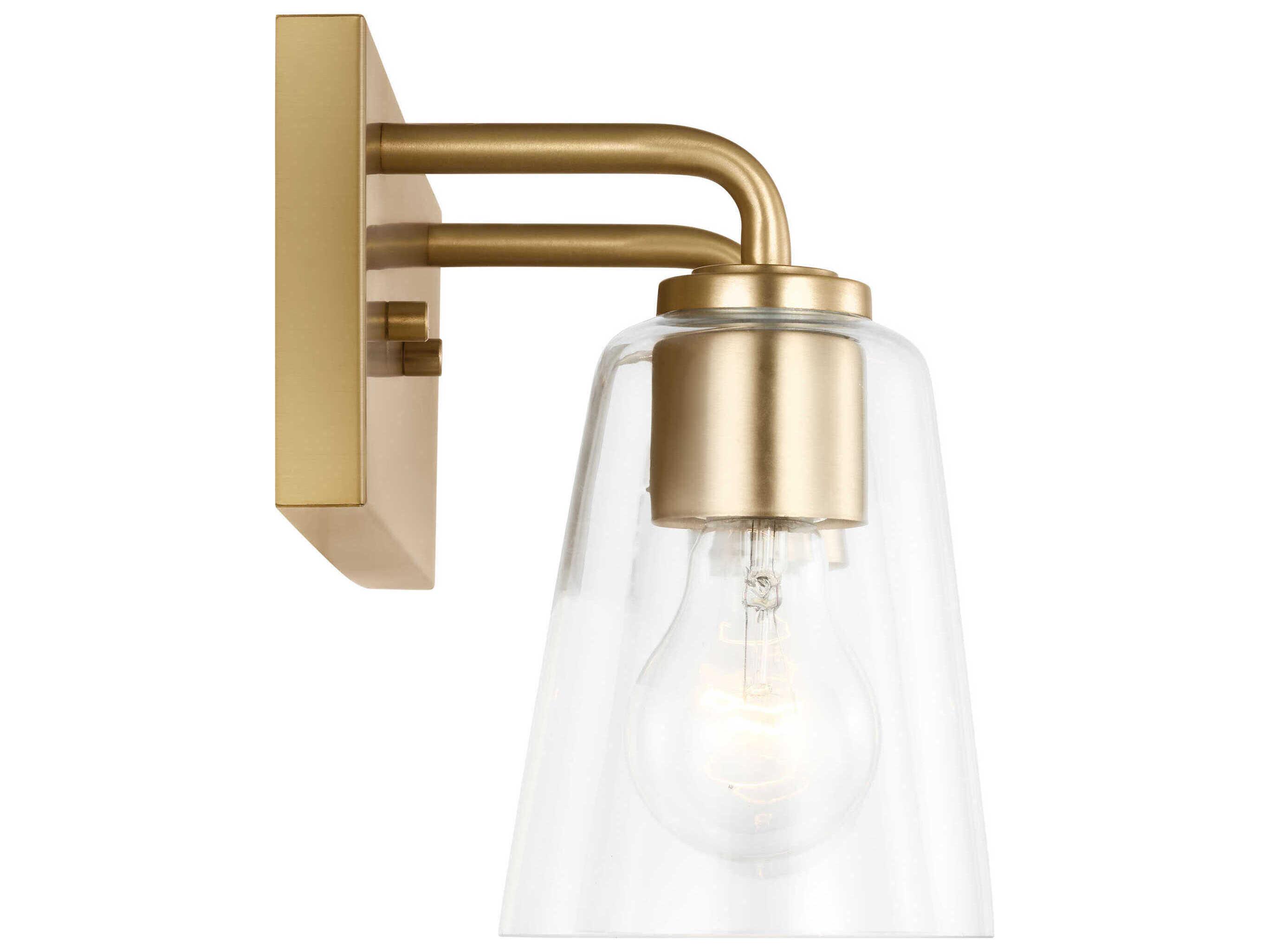 Generation Lighting Miles 2-Light Satin Brass Vanity Light