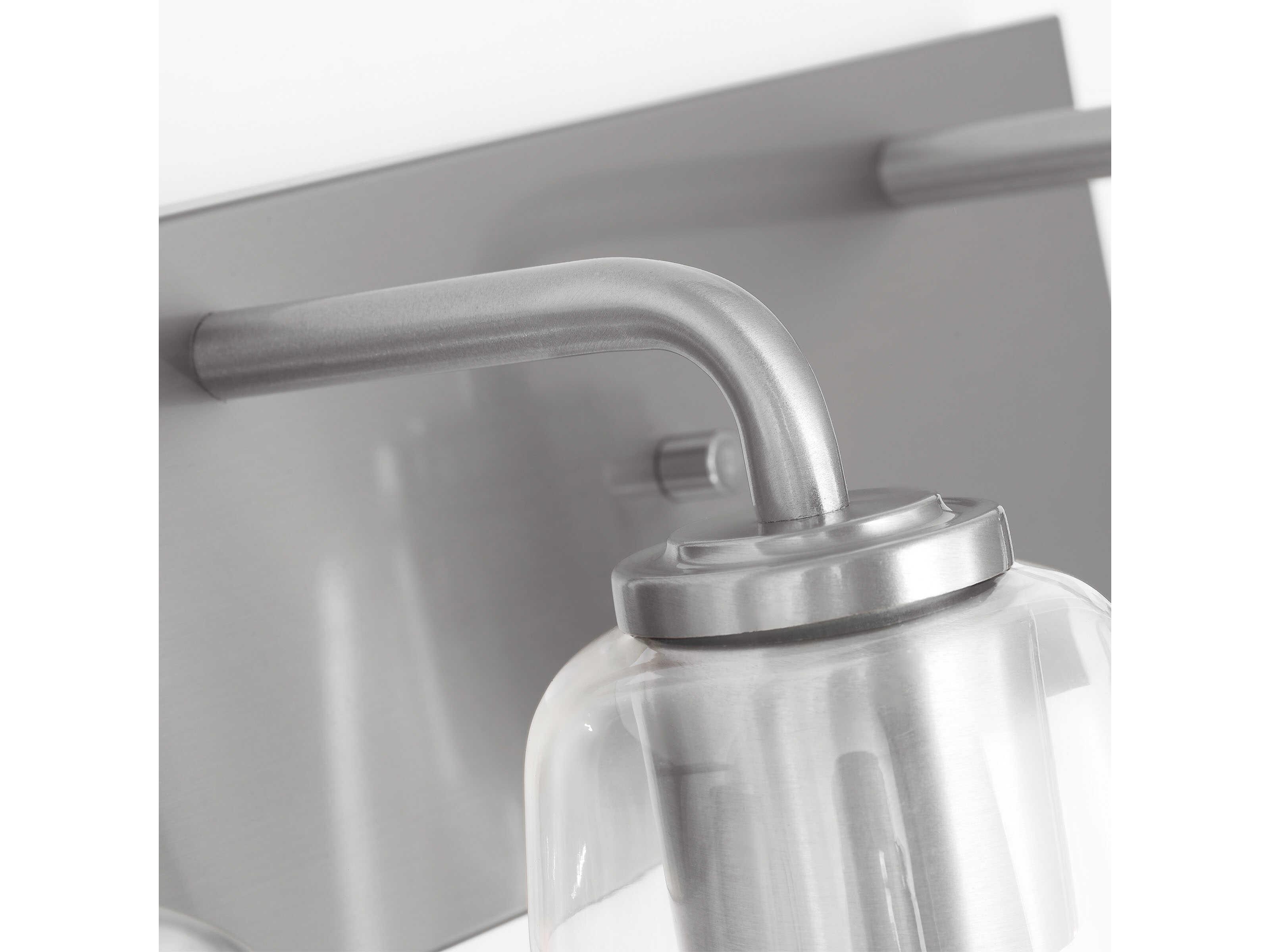 Generation Lighting Miles 3-Light Brushed Nickel Vanity Light