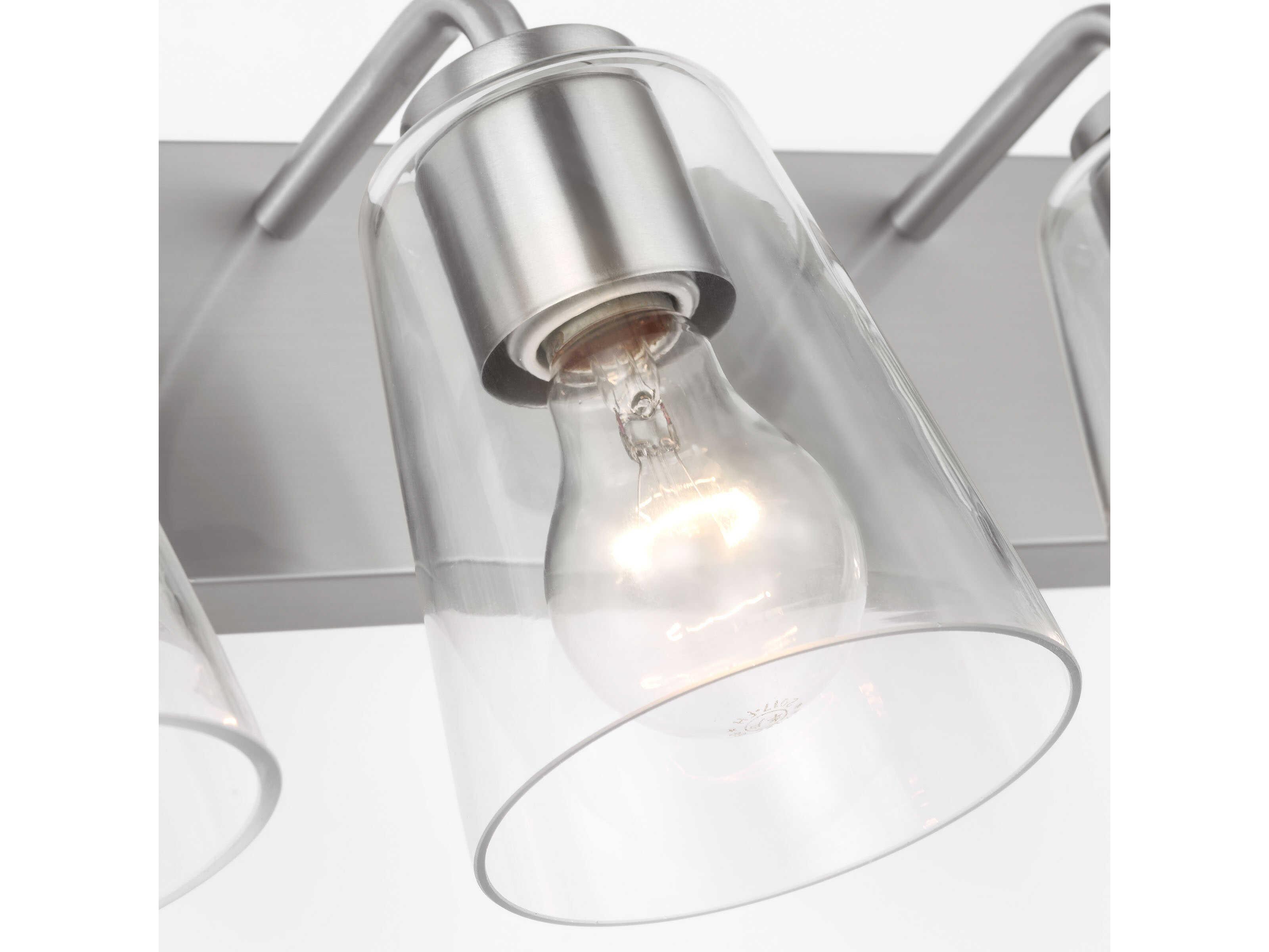 Generation Lighting Miles 4-Light Brushed Nickel Vanity Light