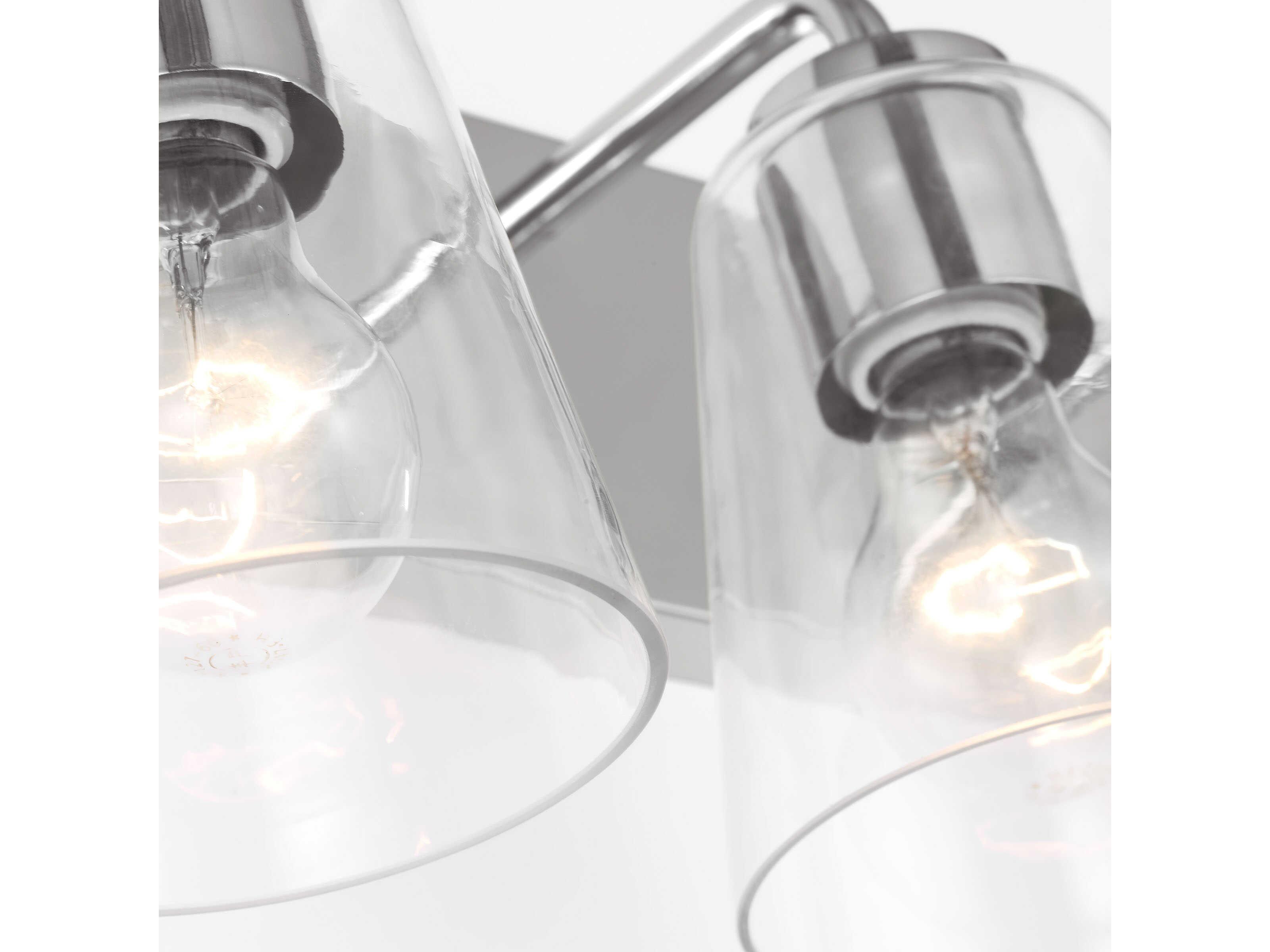 Generation Lighting Miles 4-Light Chrome Vanity Light