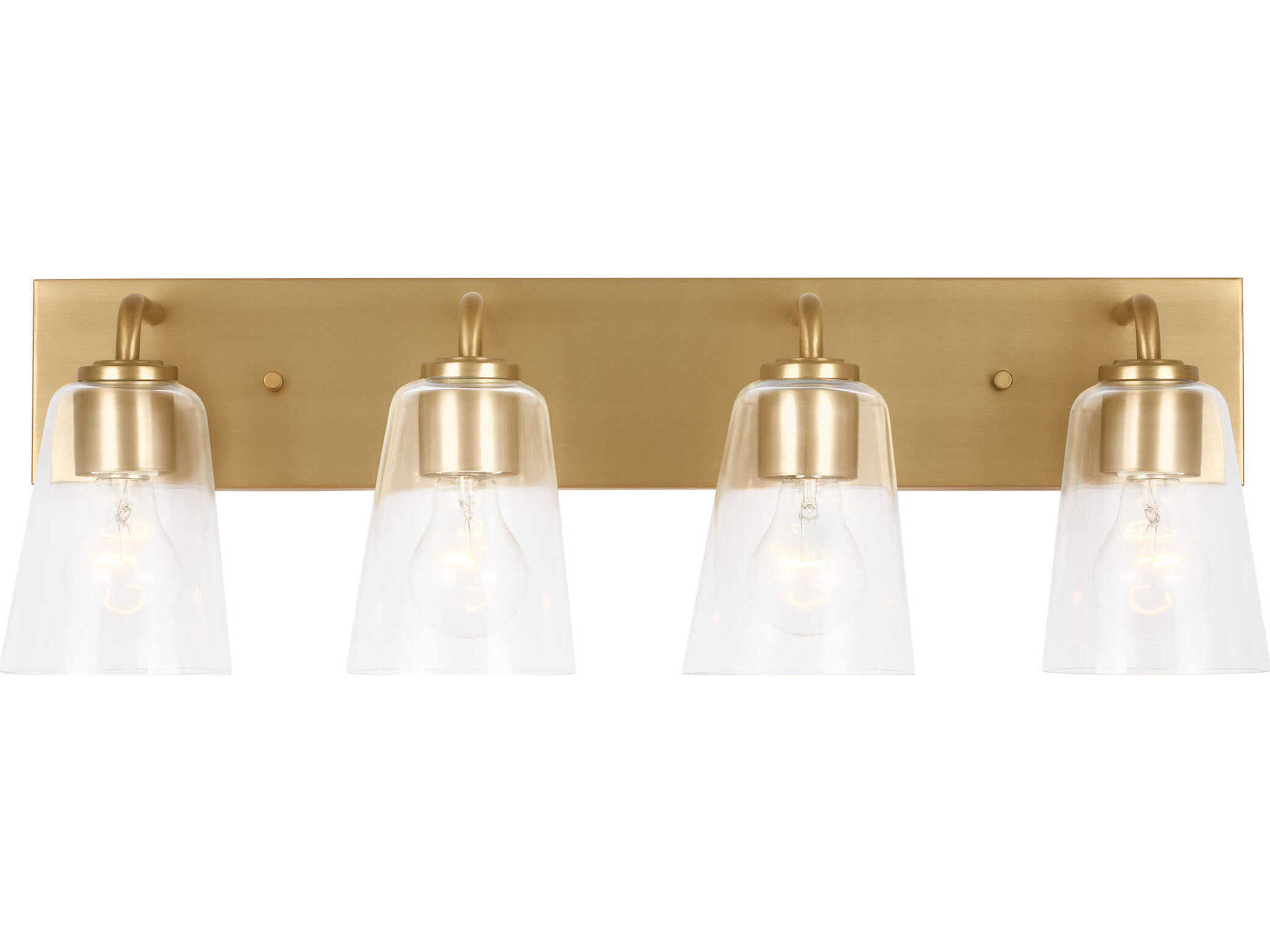 Generation Lighting Miles 4-Light Satin Brass Vanity Light