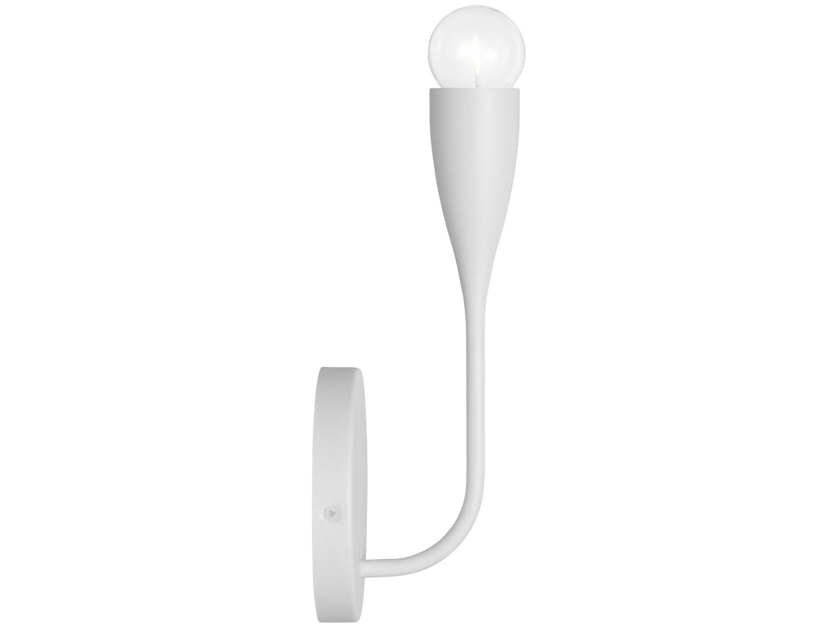 Generation Lighting Maya 1-Light Matte White Wall Sconce