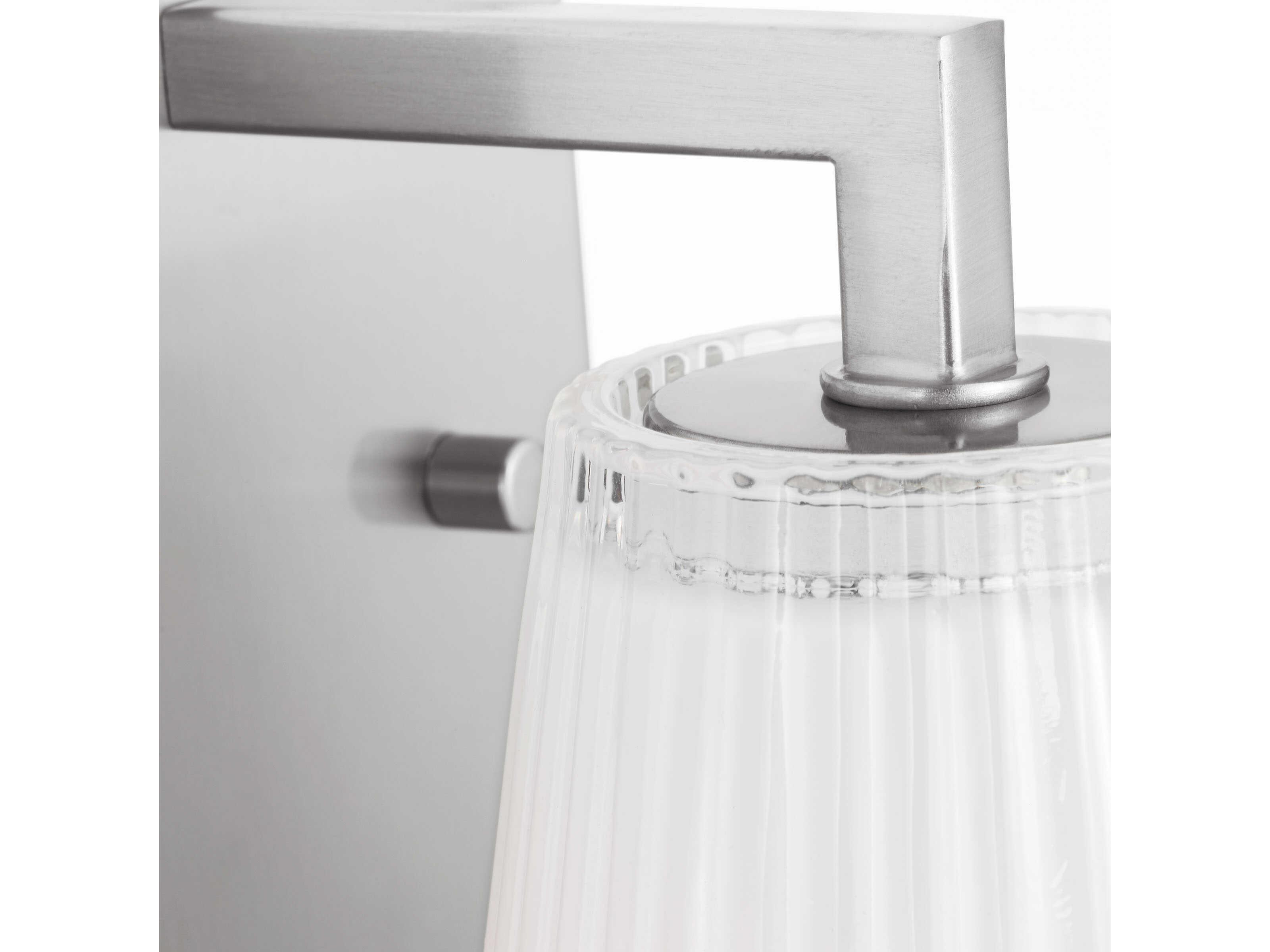 Generation Lighting Upson 1-Light Brushed Nickel Vanity Light