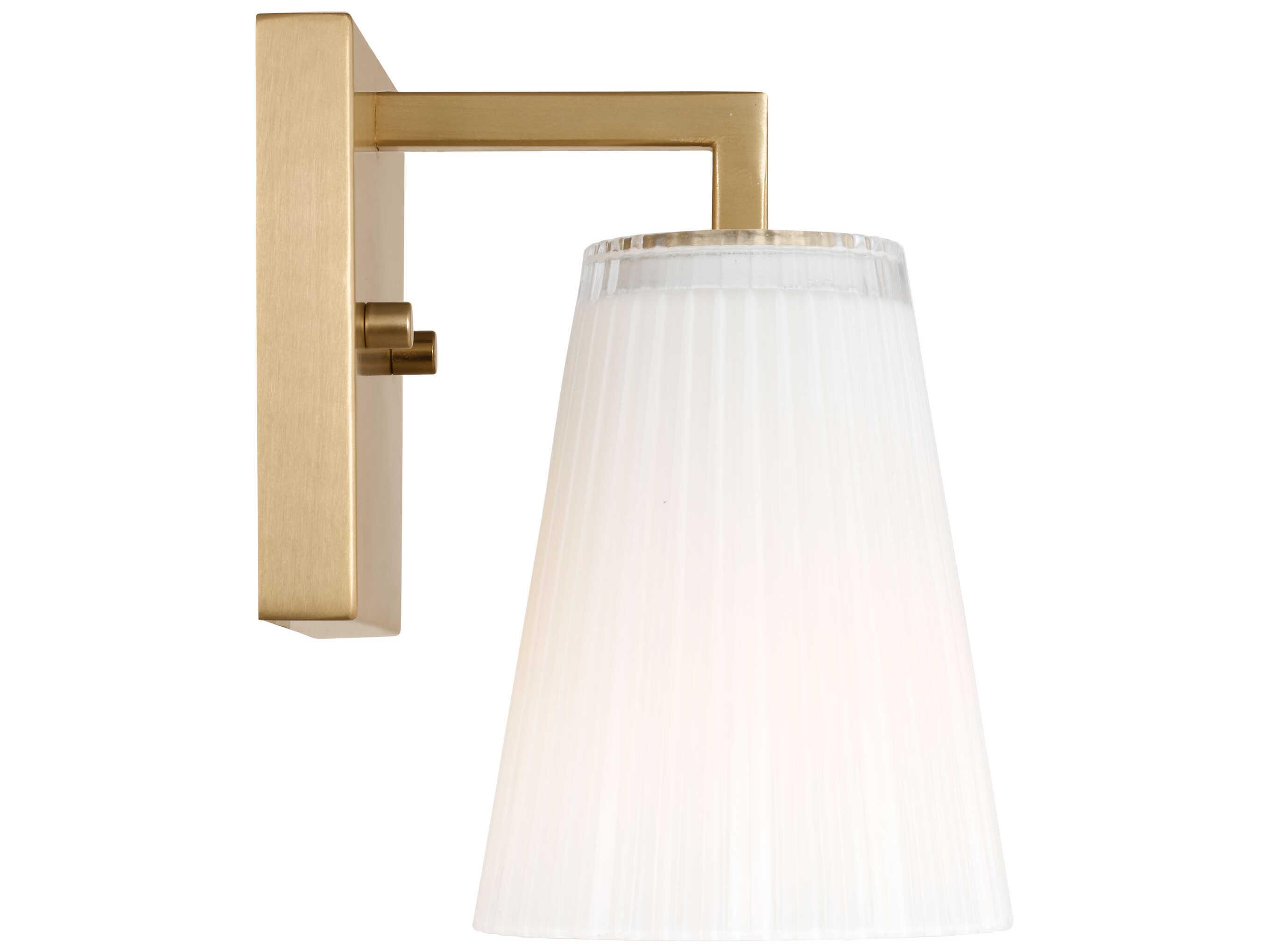 Generation Lighting Upson 1-Light Satin Brass Vanity Light