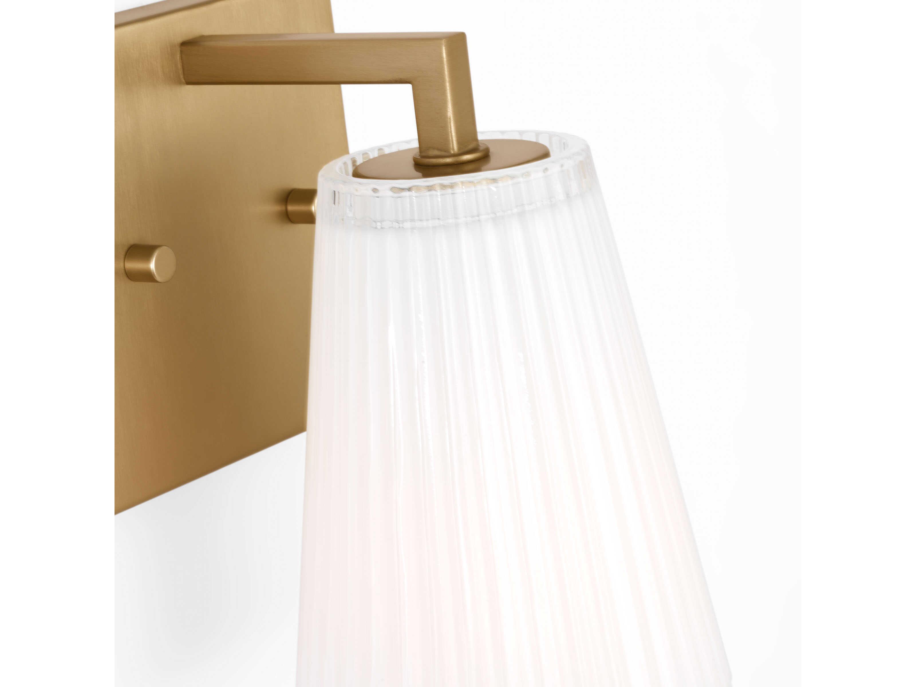 Generation Lighting Upson 1-Light Satin Brass Vanity Light