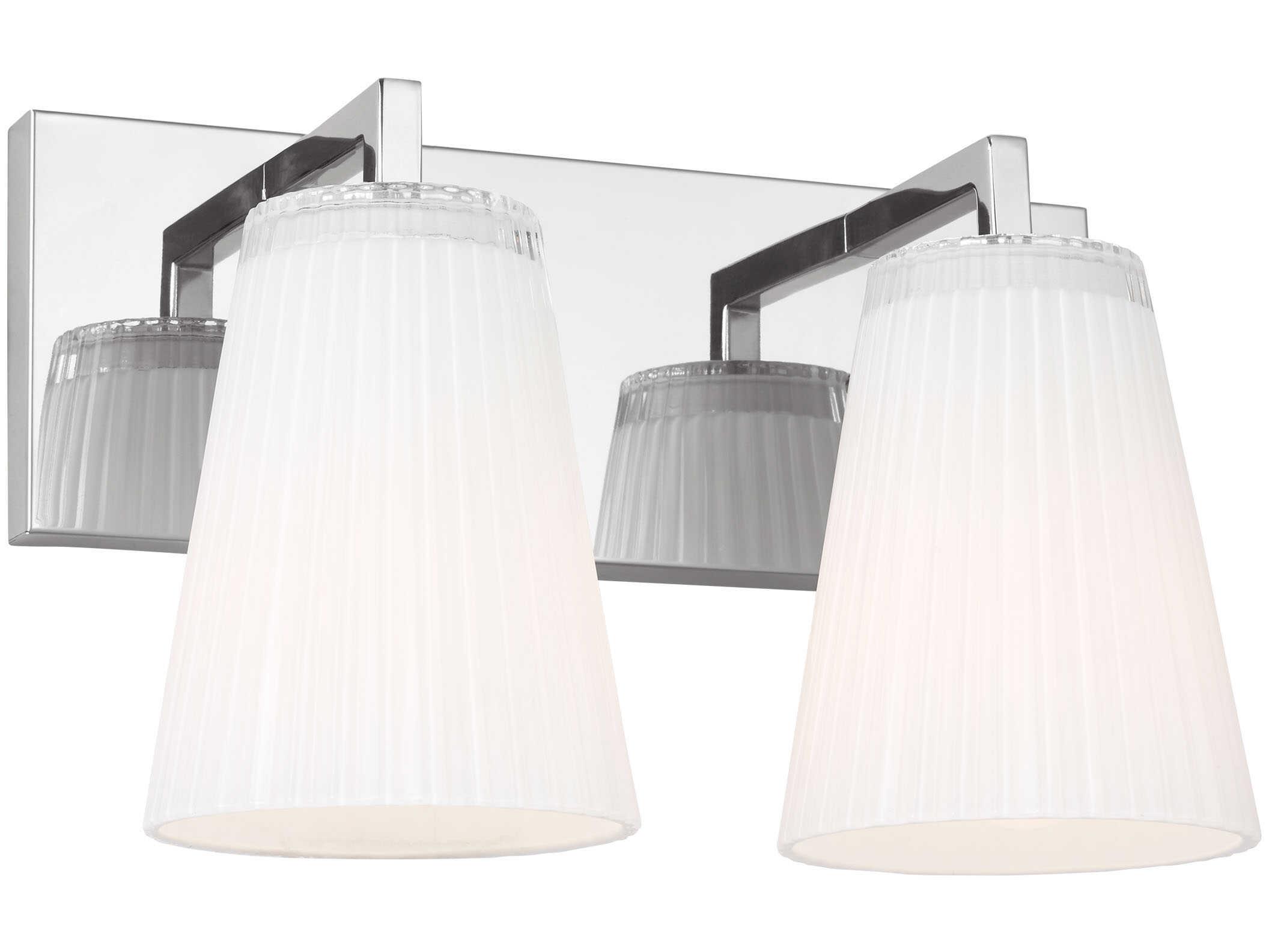 Generation Lighting Upson 2-Light Chrome Vanity Light