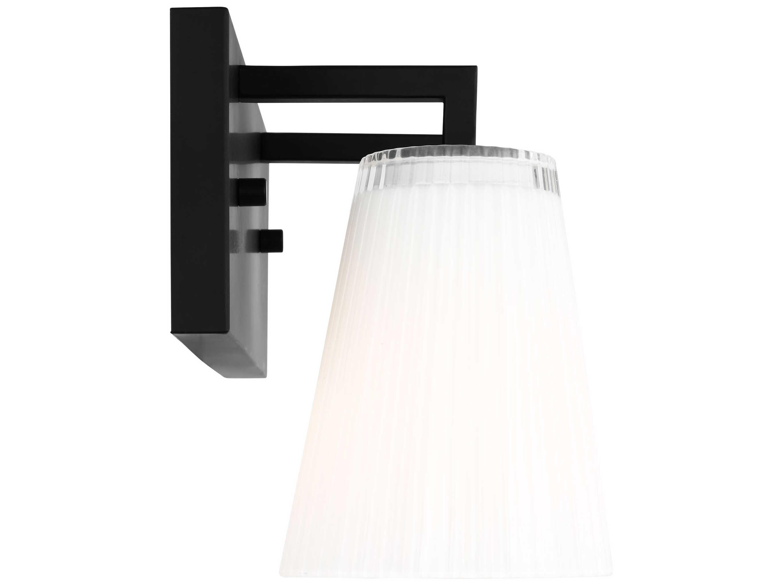 Generation Lighting Upson 2-Light Midnight Black Vanity Light