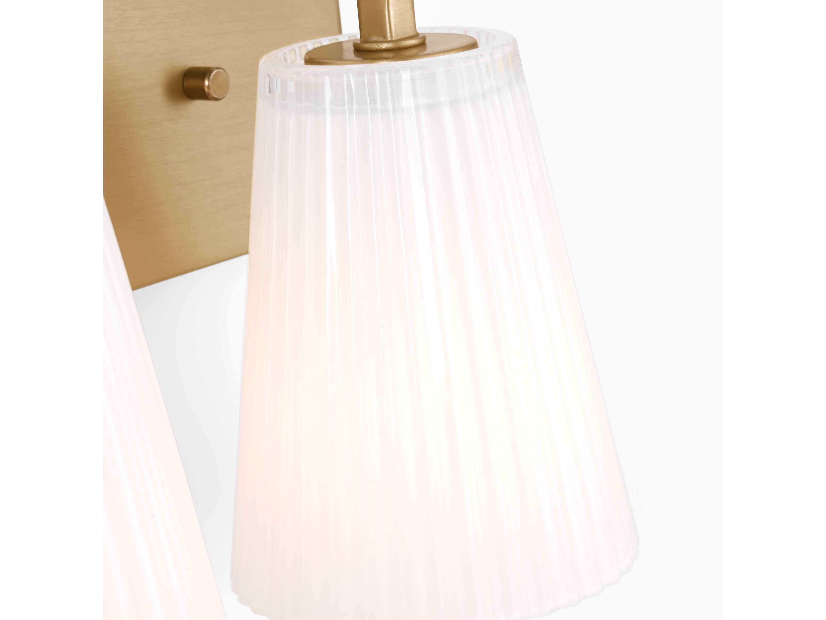 Generation Lighting Upson 2-Light Satin Brass Vanity Light