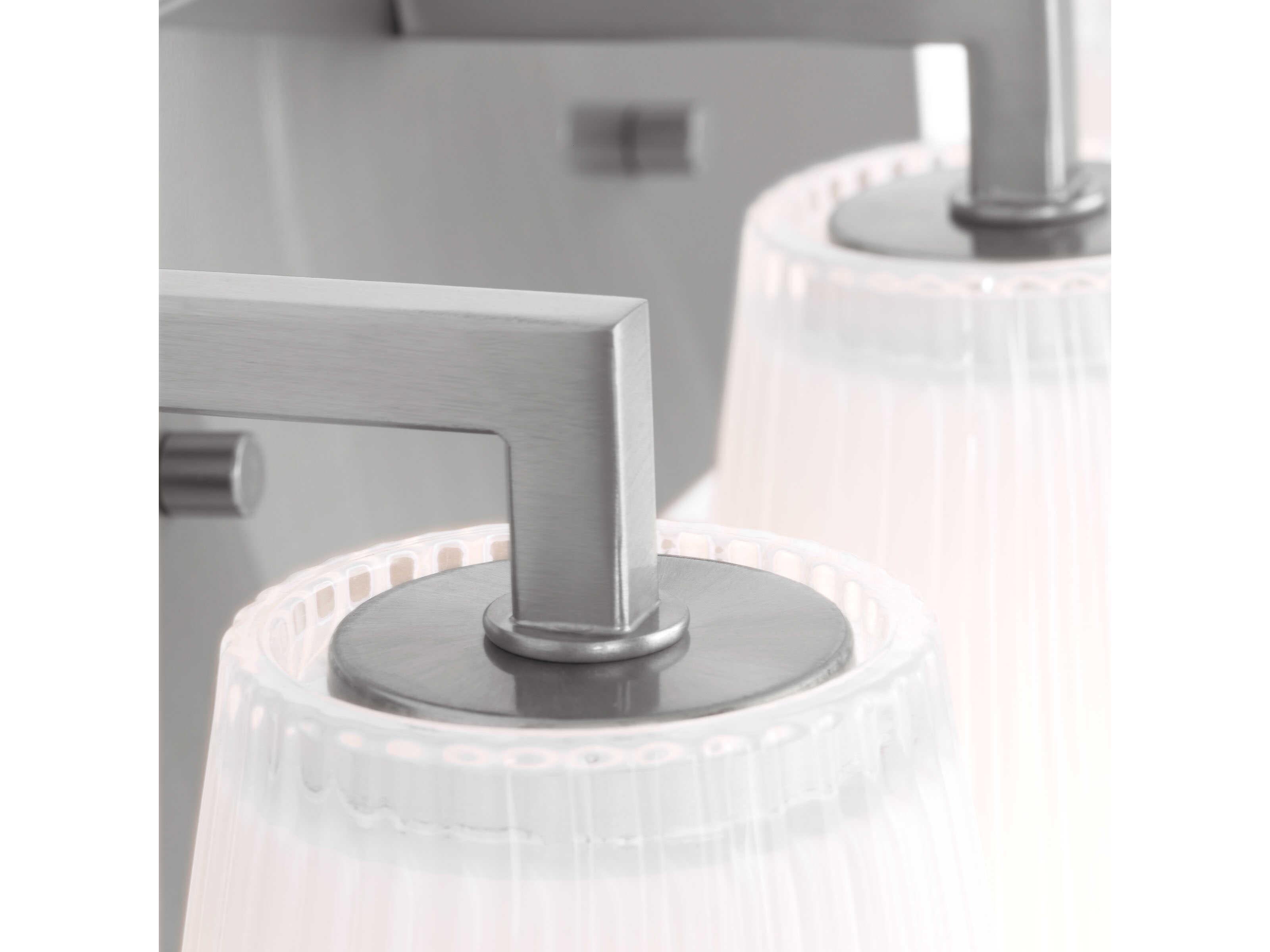 Generation Lighting Upson 3-Light Brushed Nickel Vanity Light