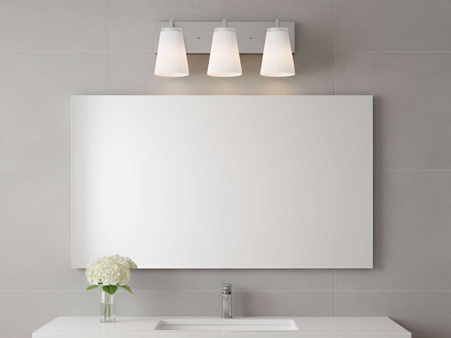 Generation Lighting Upson 3-Light Brushed Nickel Vanity Light