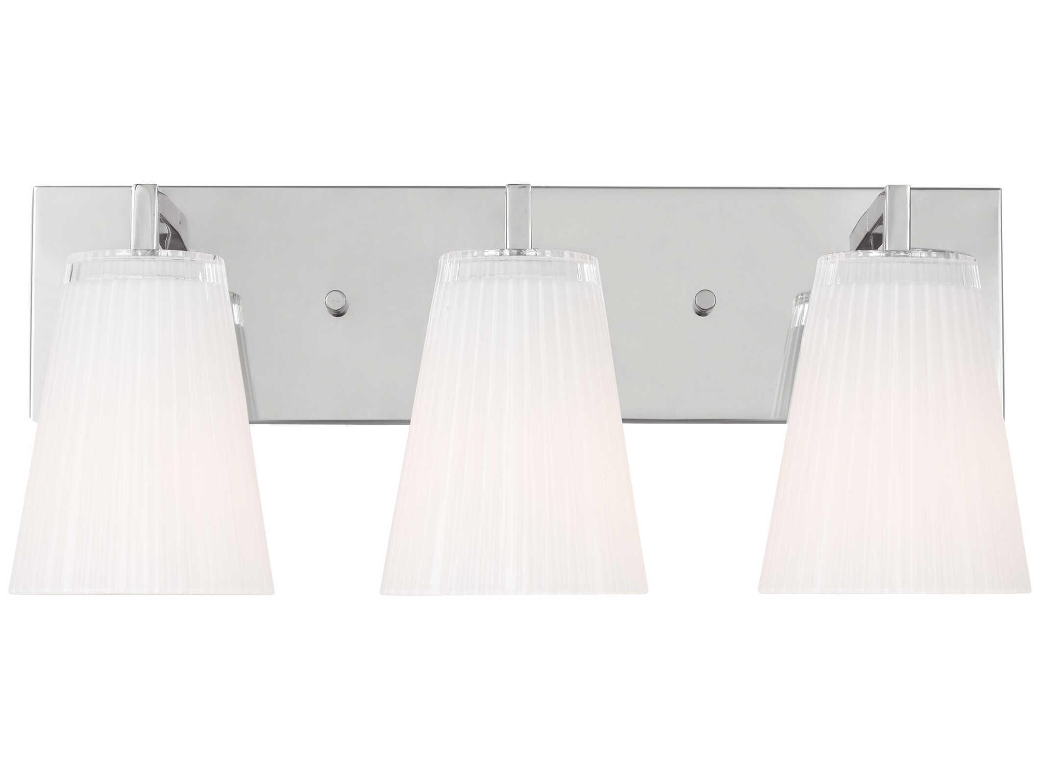 Generation Lighting Upson 3-Light Chrome Vanity Light