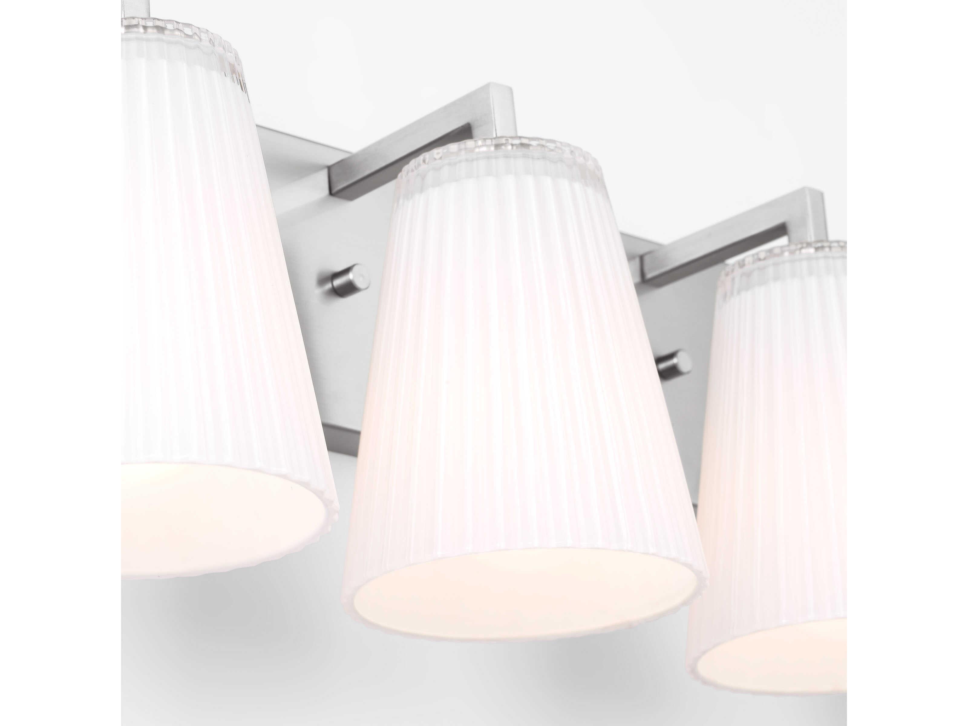 Generation Lighting Upson 4-Light Brushed Nickel Vanity Light