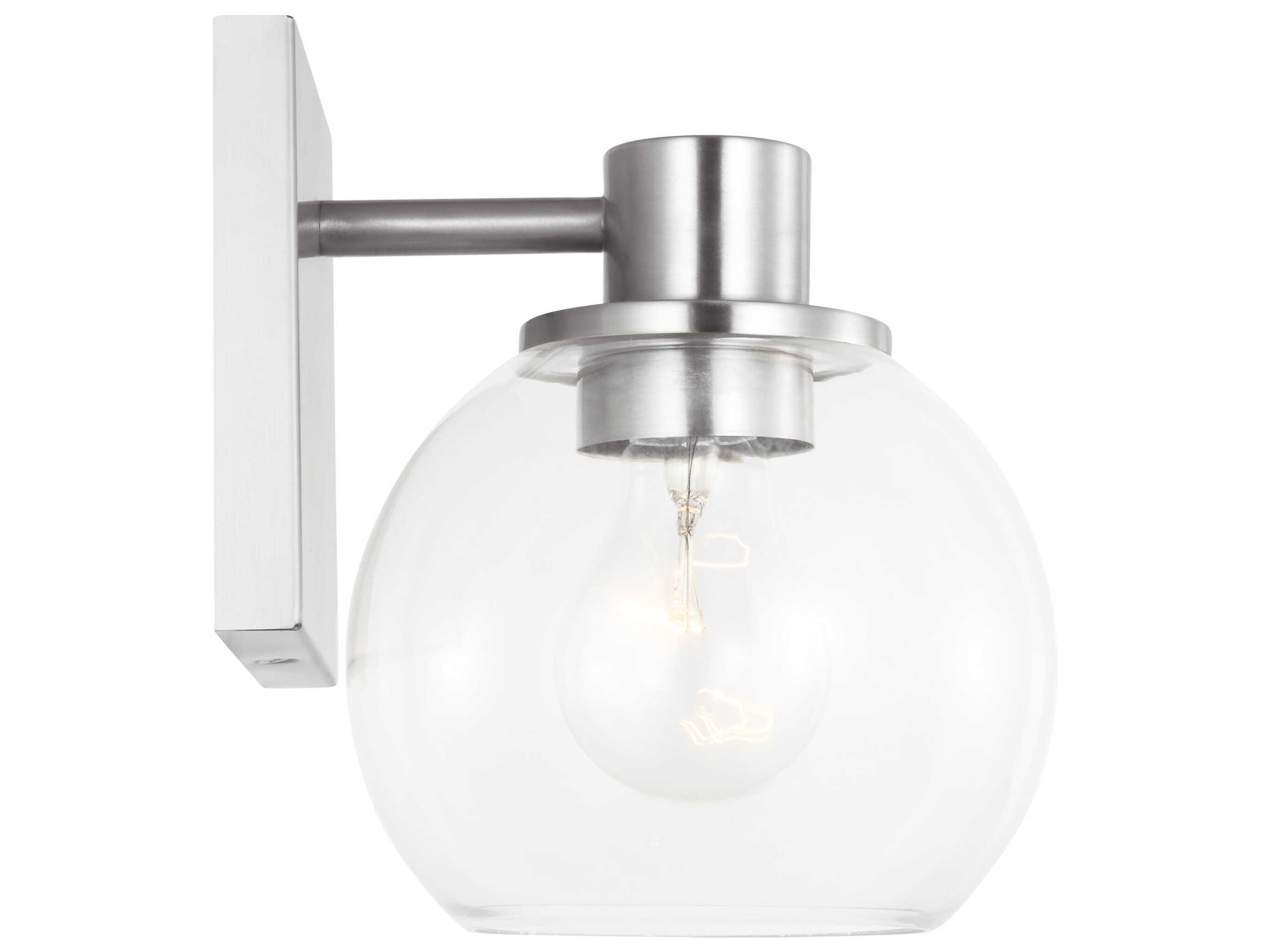 Generation Lighting Rito 1-Light Brushed Nickel Vanity Light
