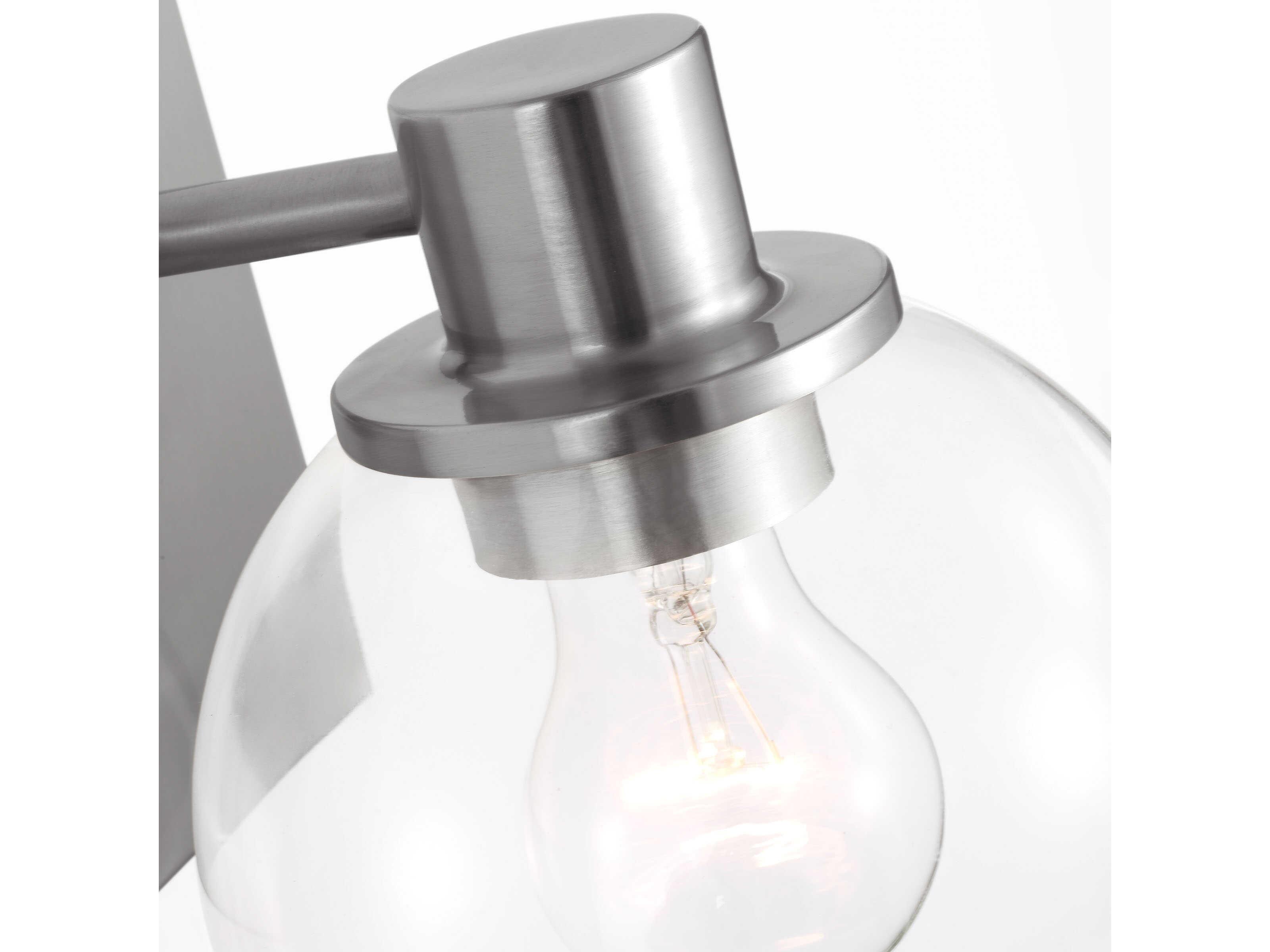 Generation Lighting Rito 1-Light Brushed Nickel Vanity Light