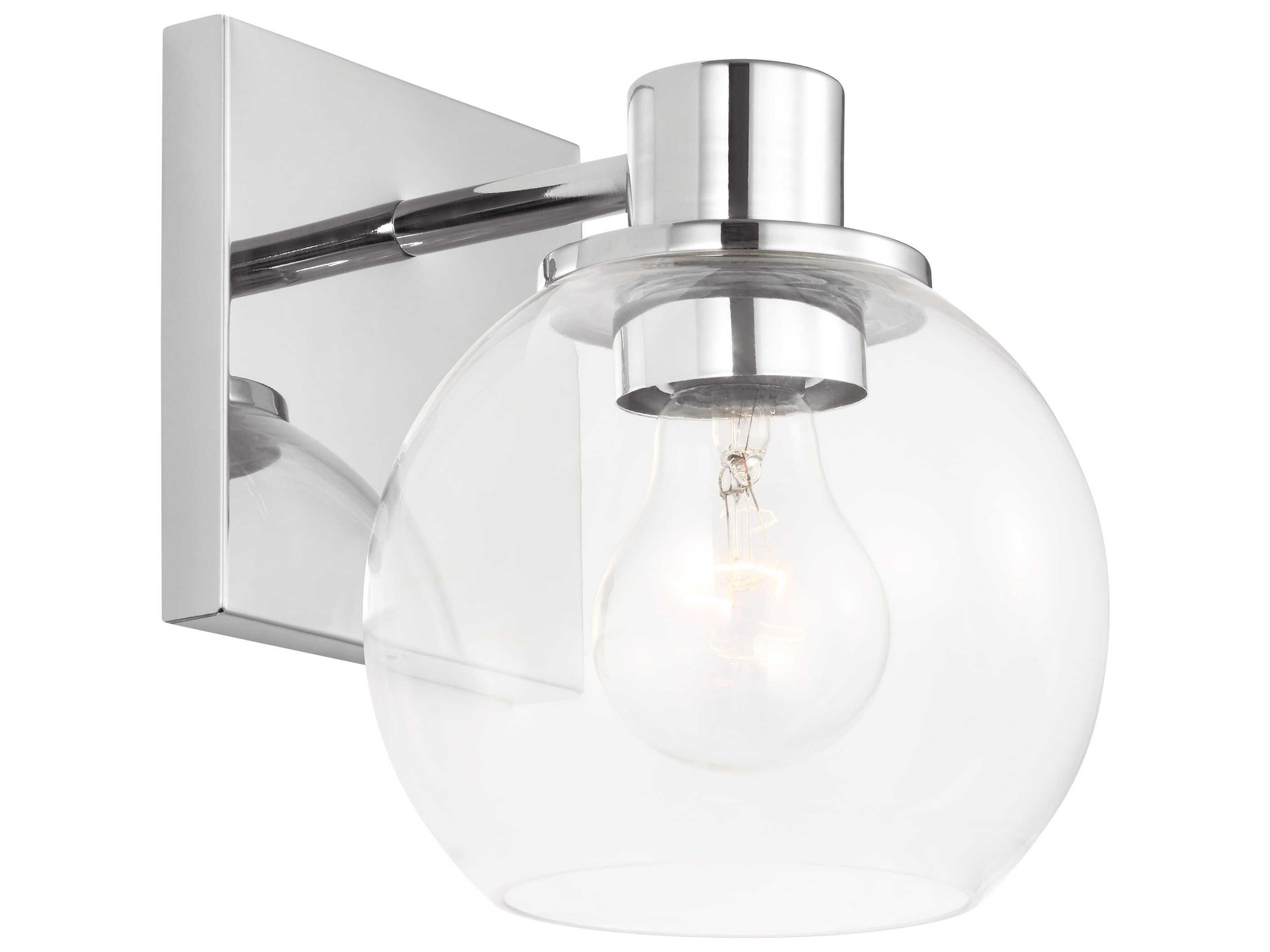 Generation Lighting Rito 1-Light Chrome Vanity Light