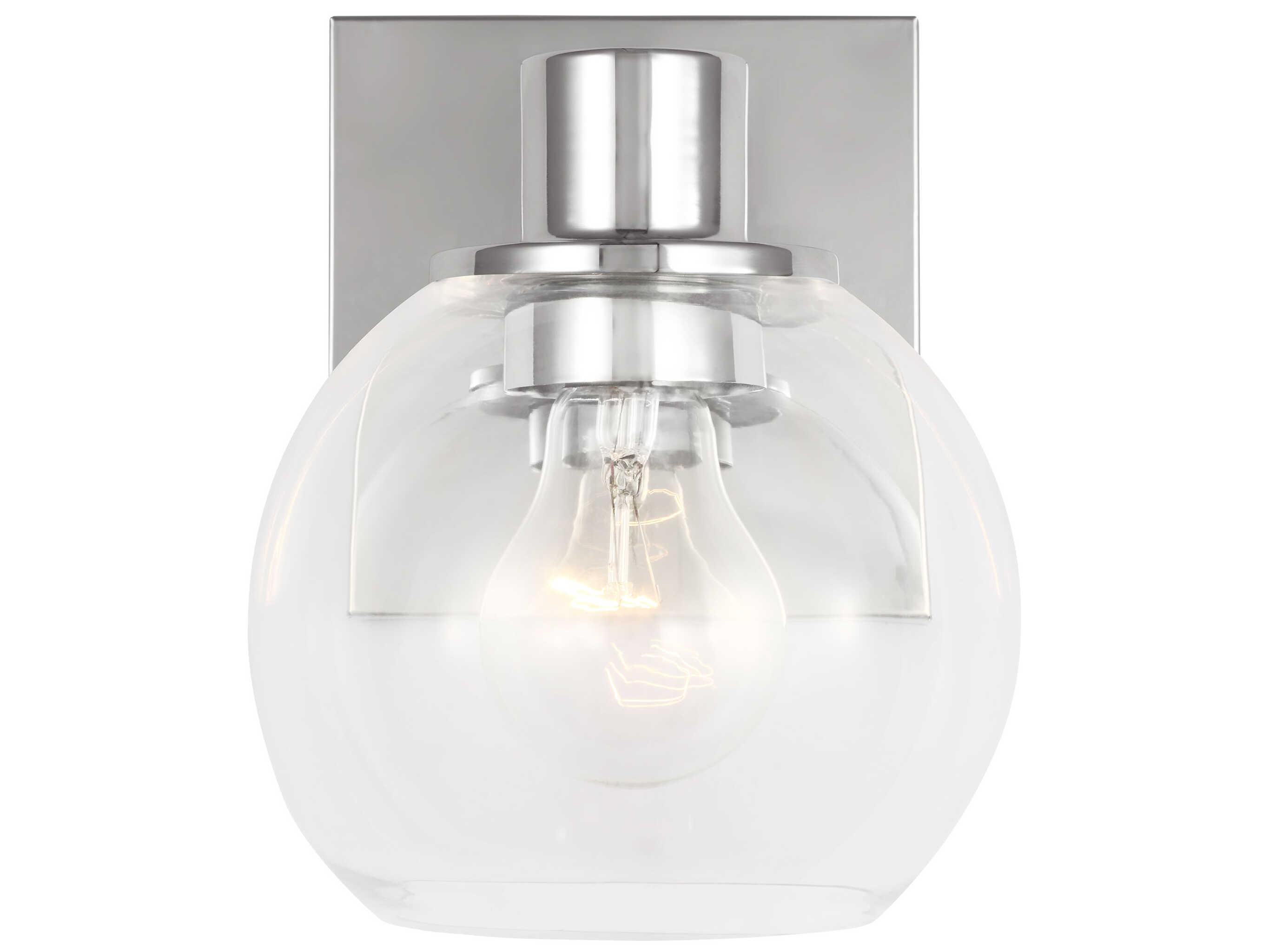 Generation Lighting Rito 1-Light Chrome Vanity Light