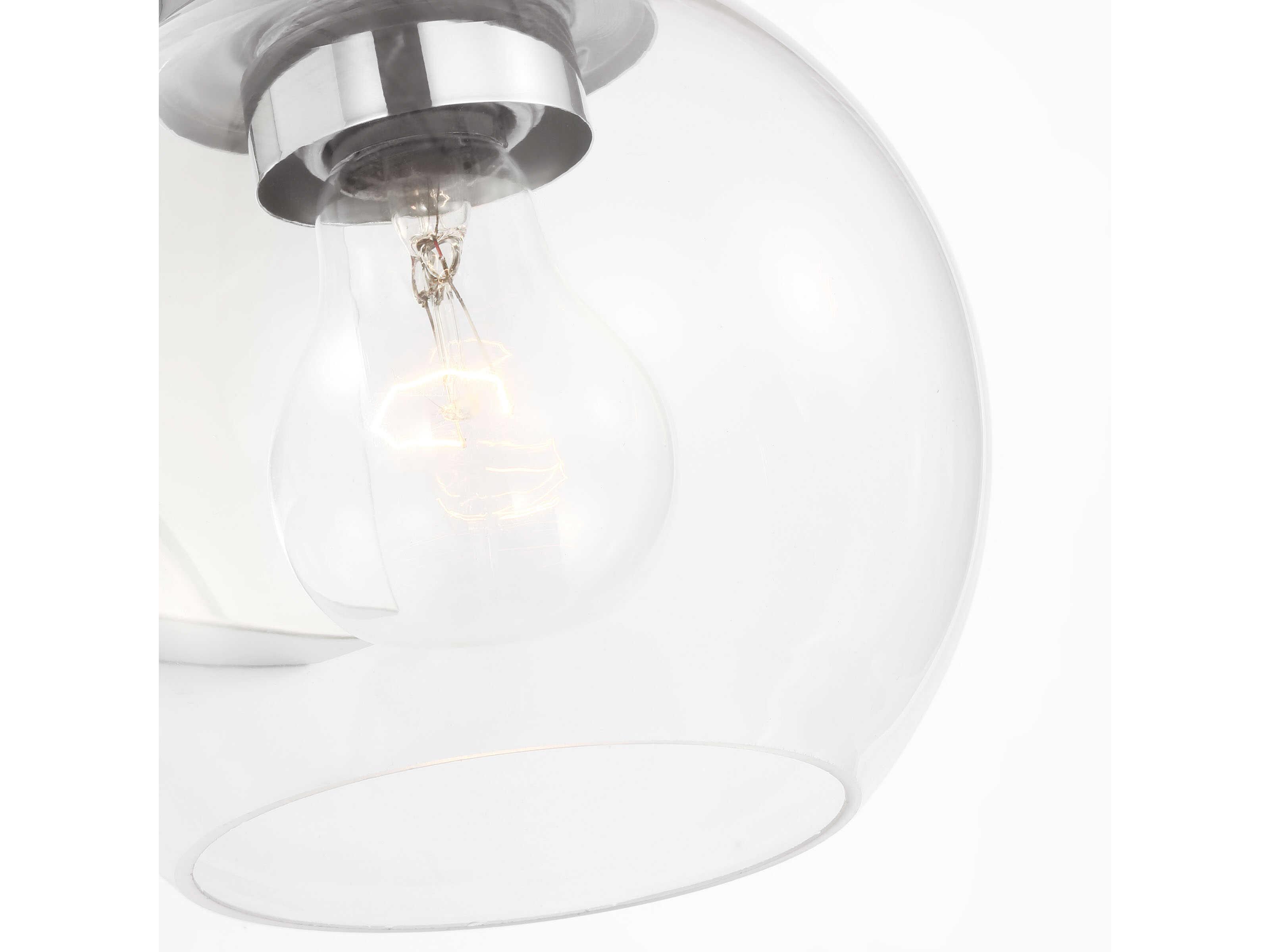 Generation Lighting Rito 1-Light Chrome Vanity Light