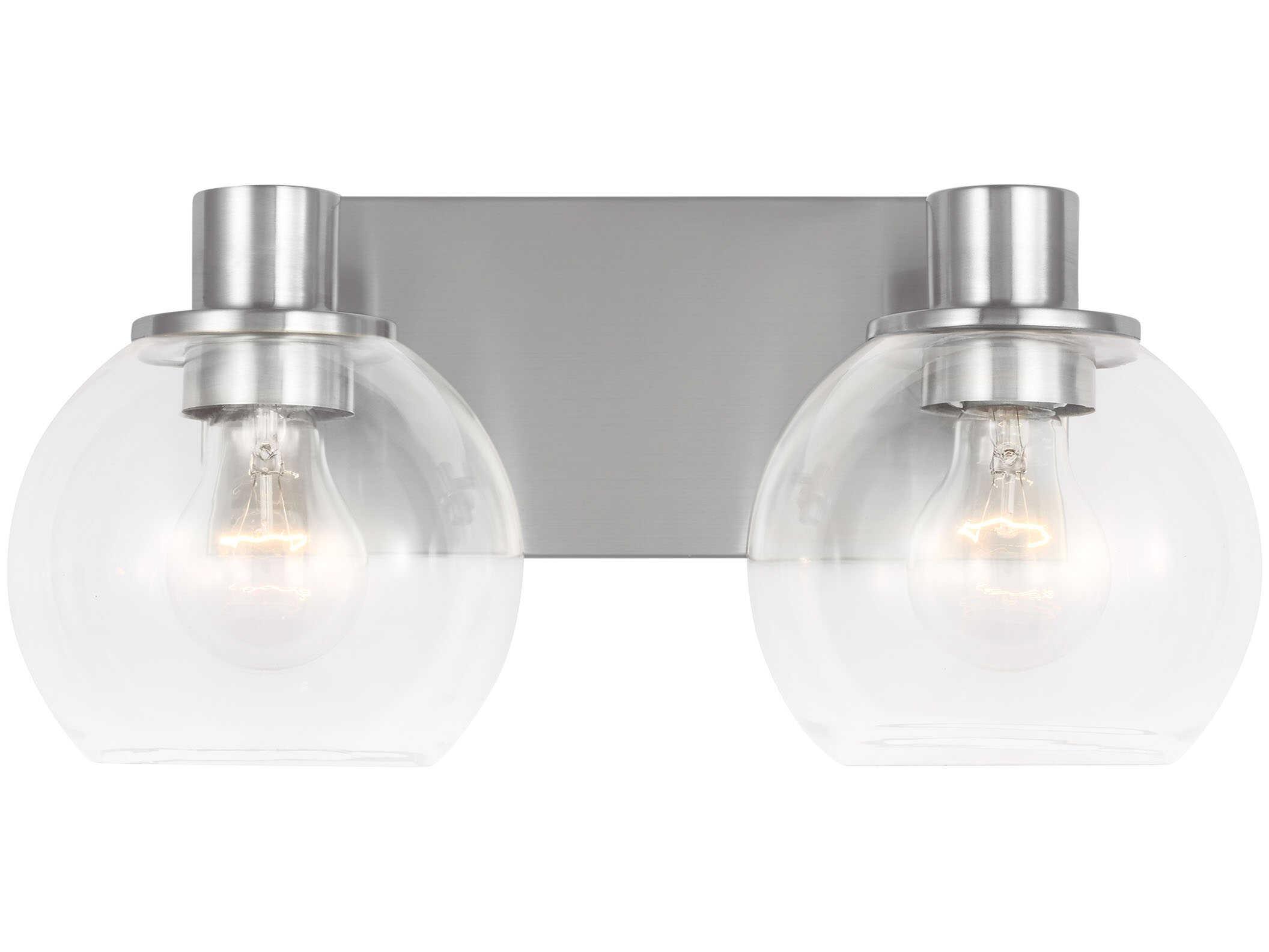 Generation Lighting Rito 2-Light Brushed Nickel Vanity Light