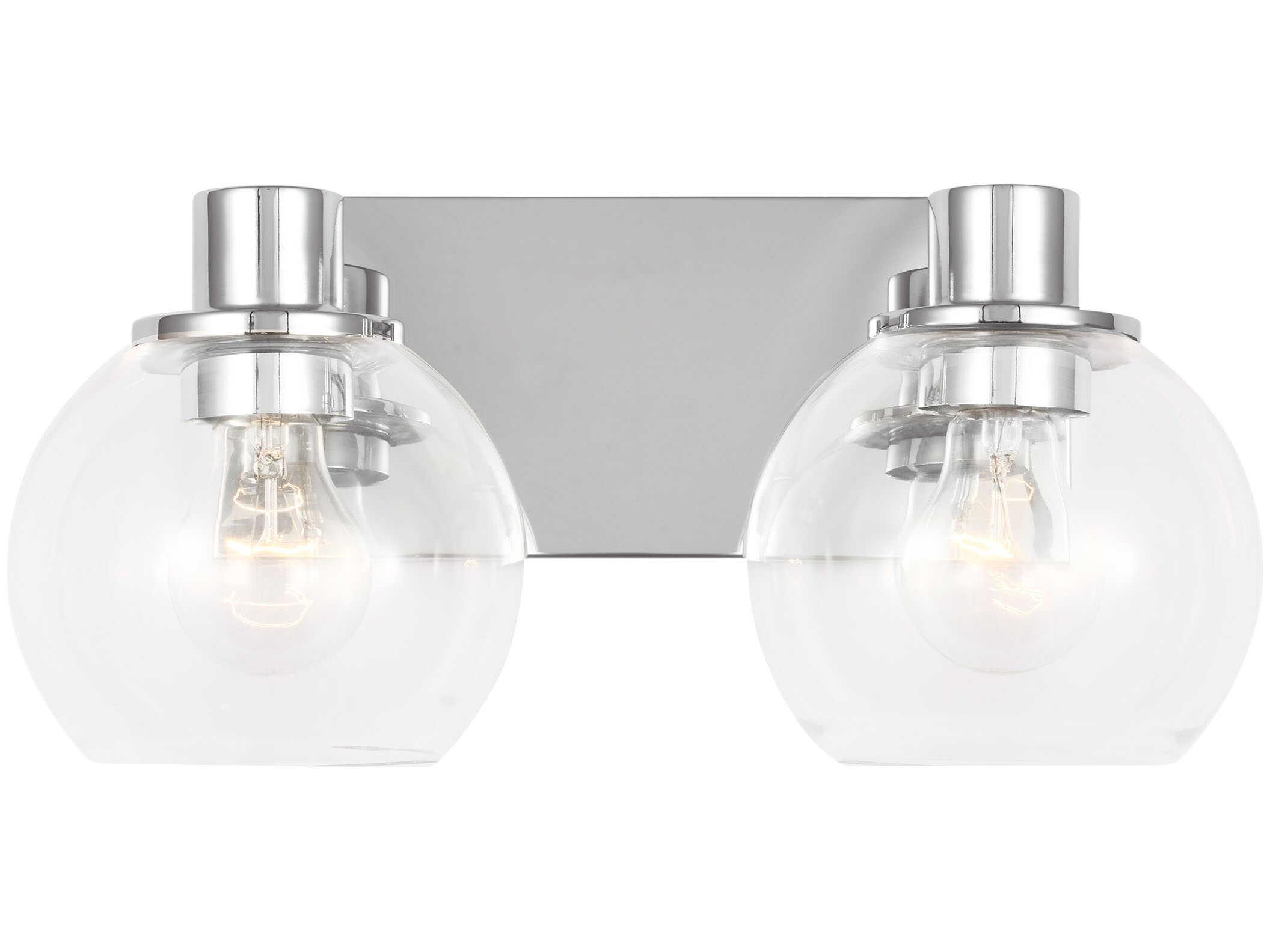 Generation Lighting Rito 2-Light Chrome Vanity Light