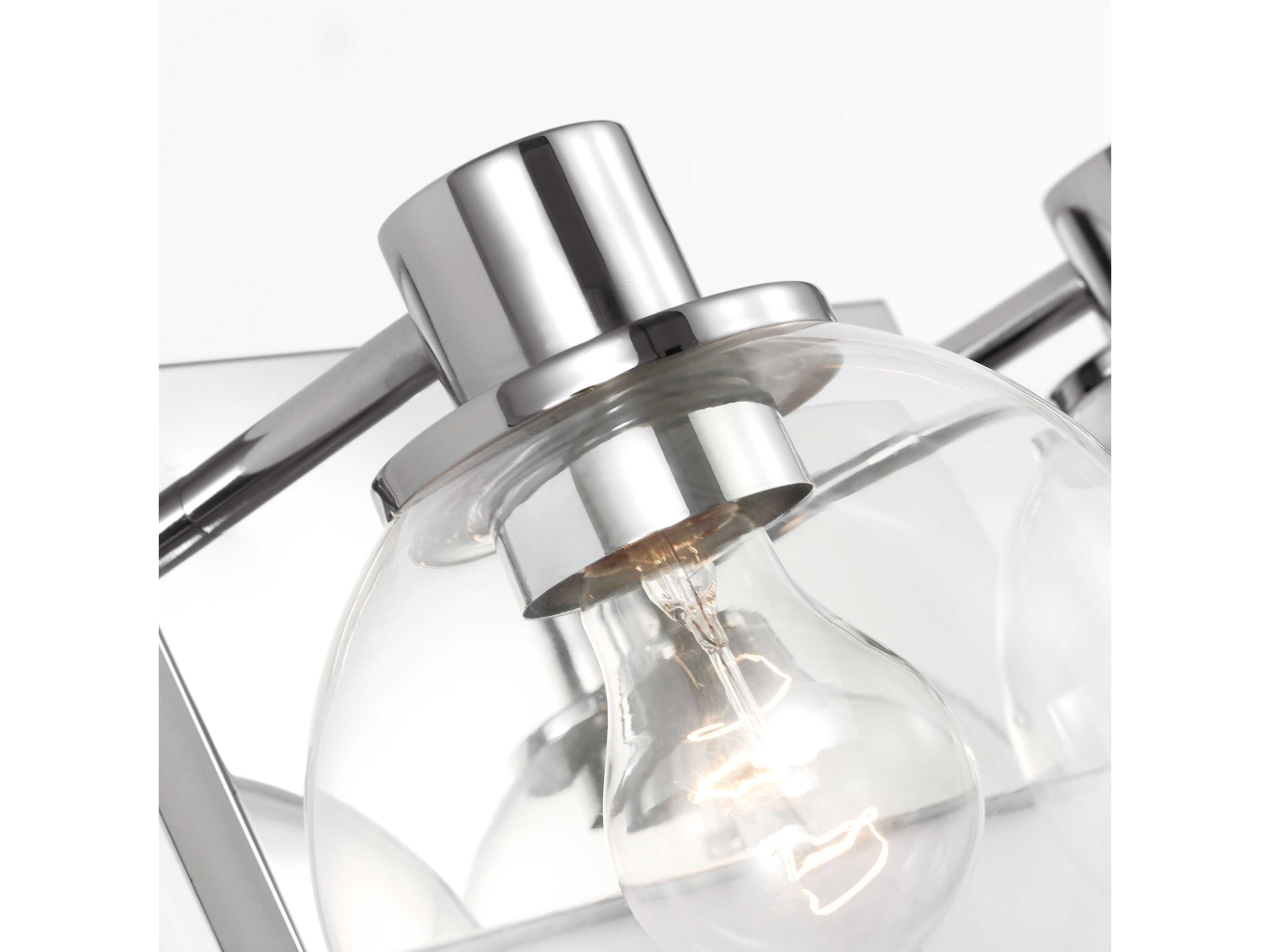 Generation Lighting Rito 2-Light Chrome Vanity Light