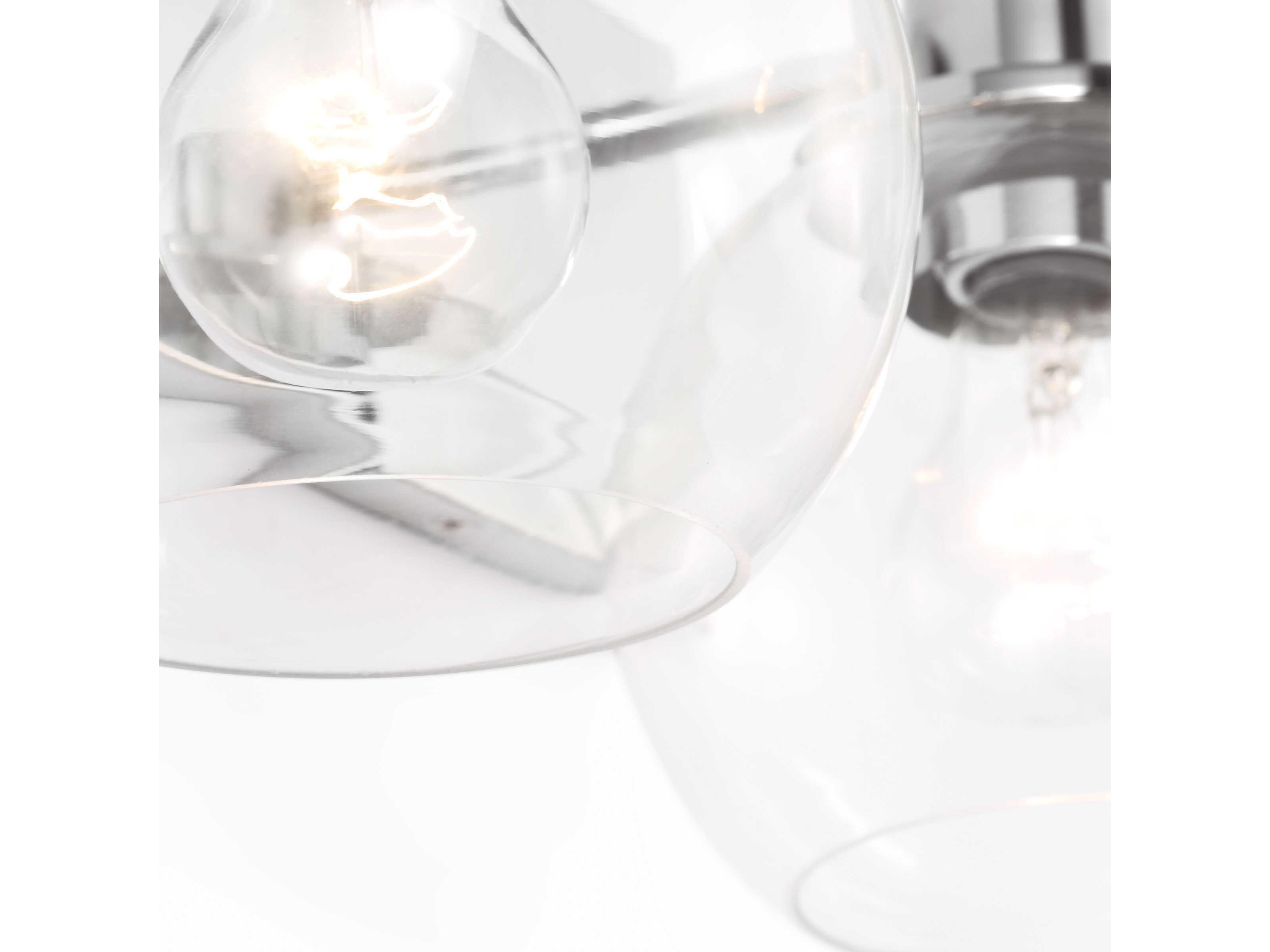 Generation Lighting Rito 2-Light Chrome Vanity Light