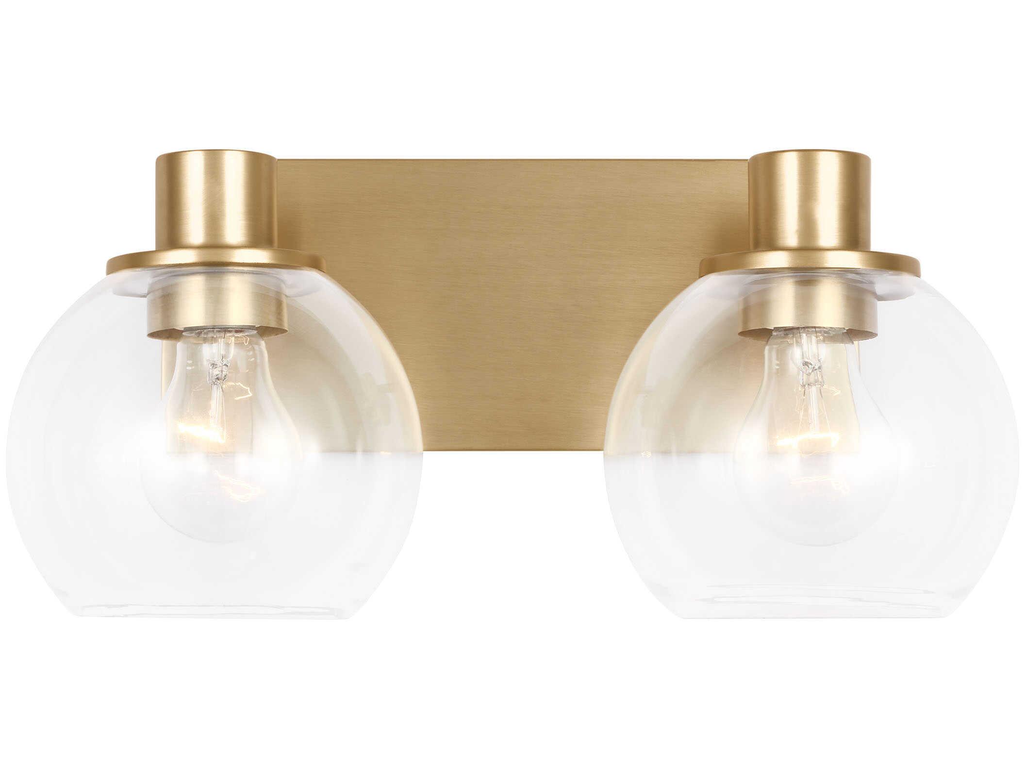 Generation Lighting Rito 2-Light Satin Brass Vanity Light
