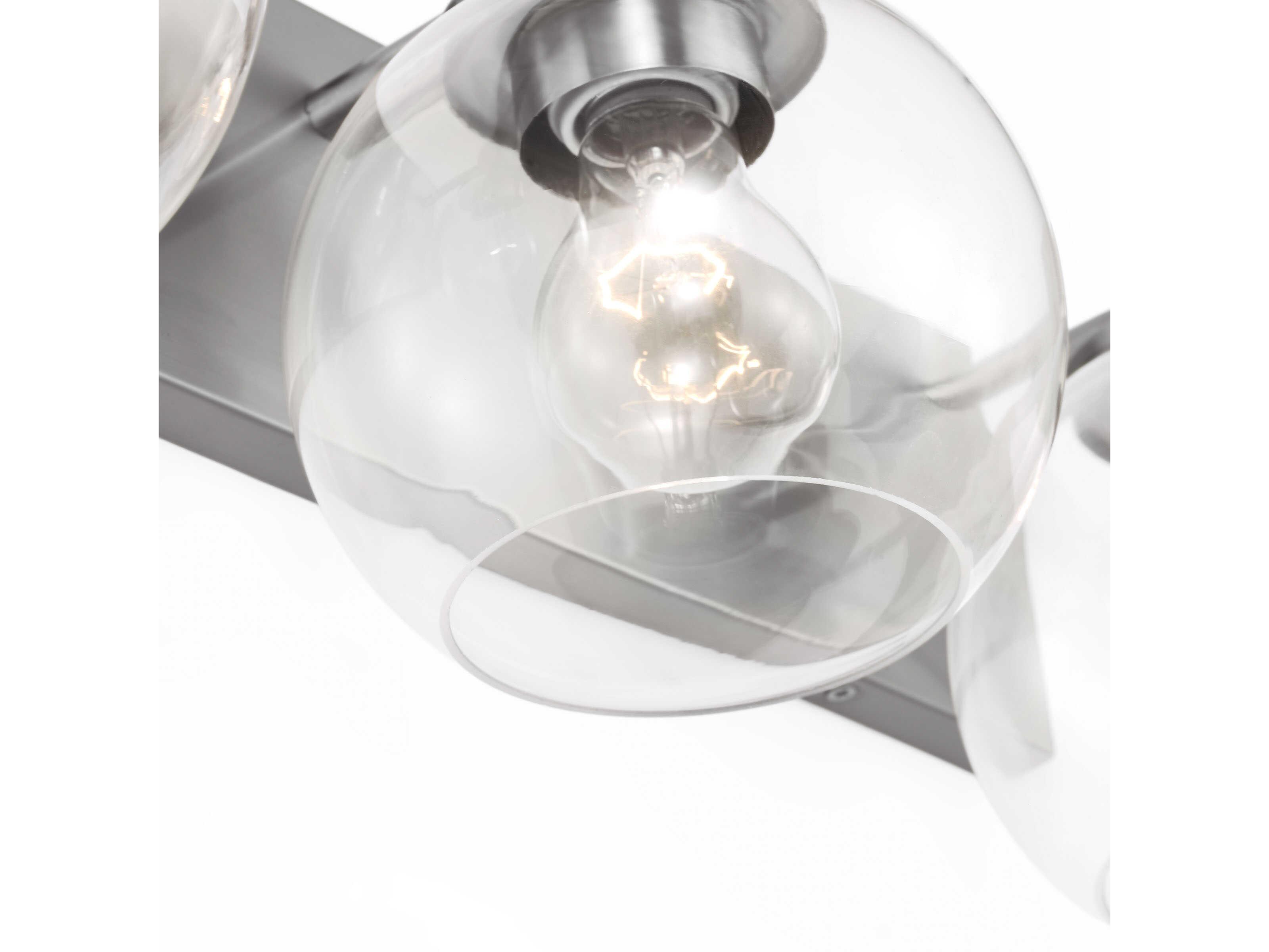 Generation Lighting Rito 3-Light Brushed Nickel Vanity Light