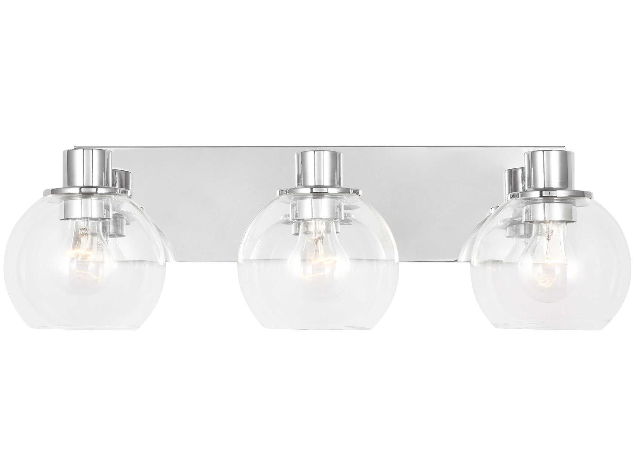 Generation Lighting Rito 3-Light Chrome Vanity Light
