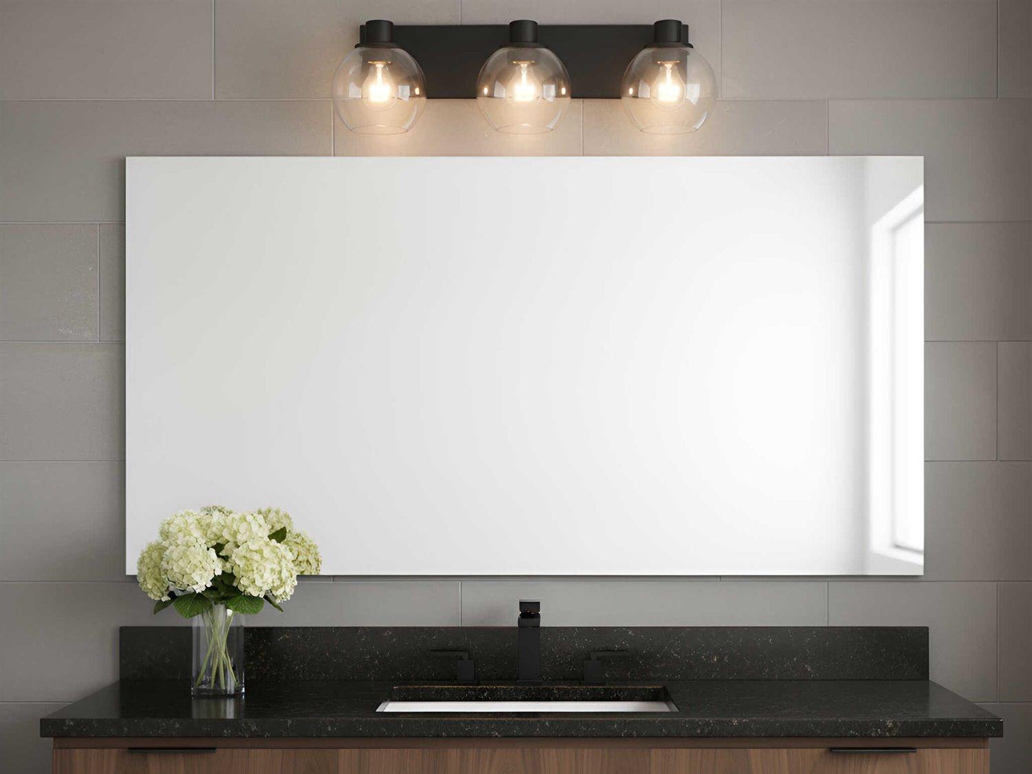 Generation Lighting Rito 3-Light Midnight Black Vanity Light